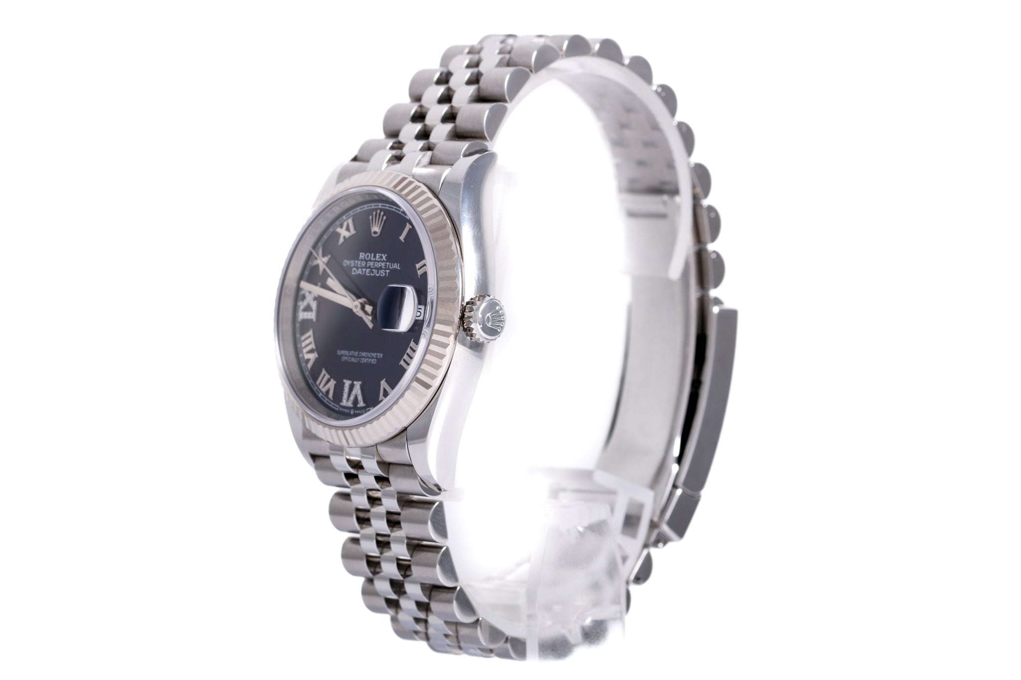 2019 Rolex Datejust 36mm Jubilee - 126234 (Factory Purple Diamond Dial)