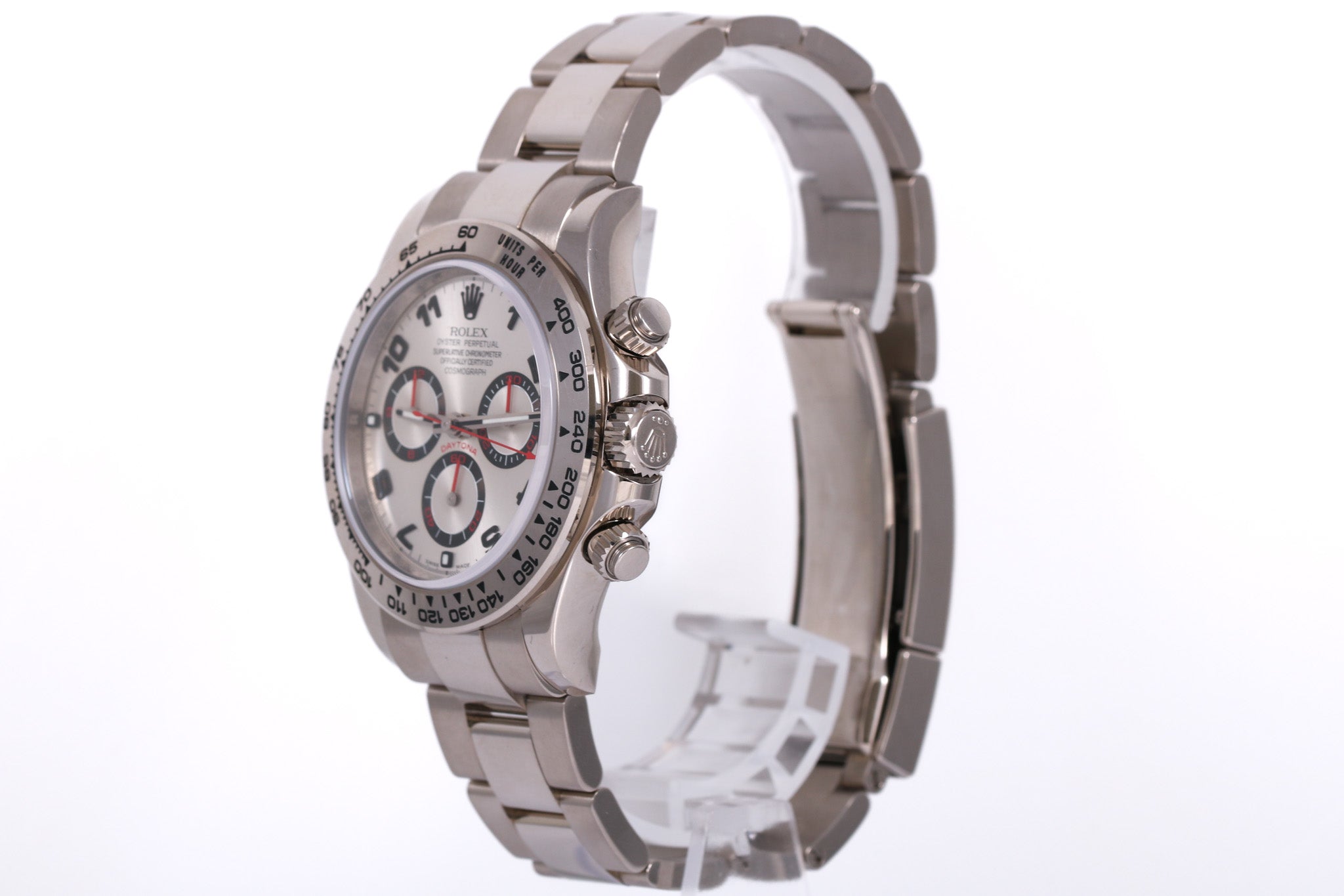 2016 Rolex Daytona 18K White Gold - 116509 (Silver Racing)