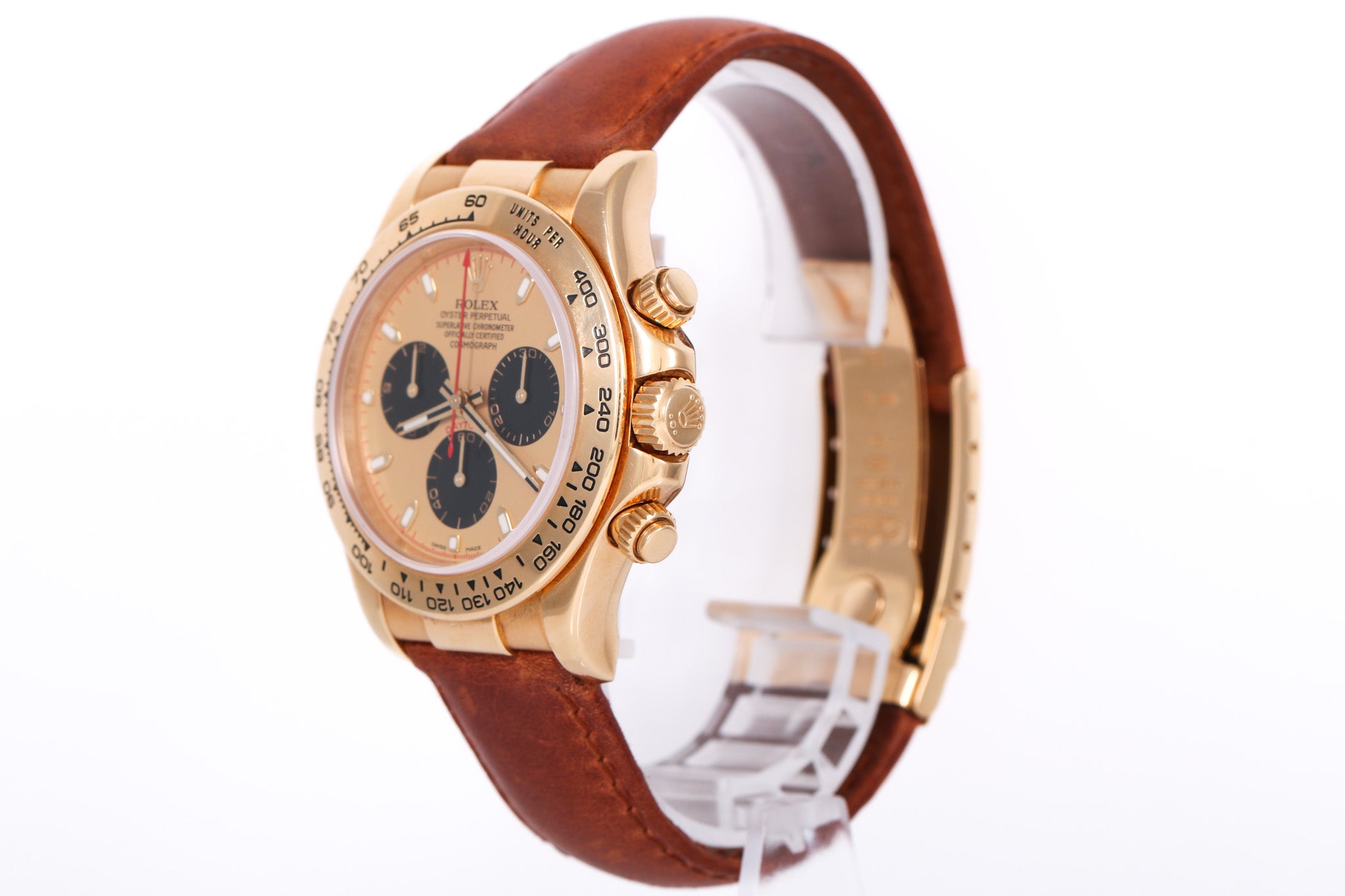 2007 Rolex Daytona 18K Yellow Gold - 116518 (Champagne Paul Newman)
