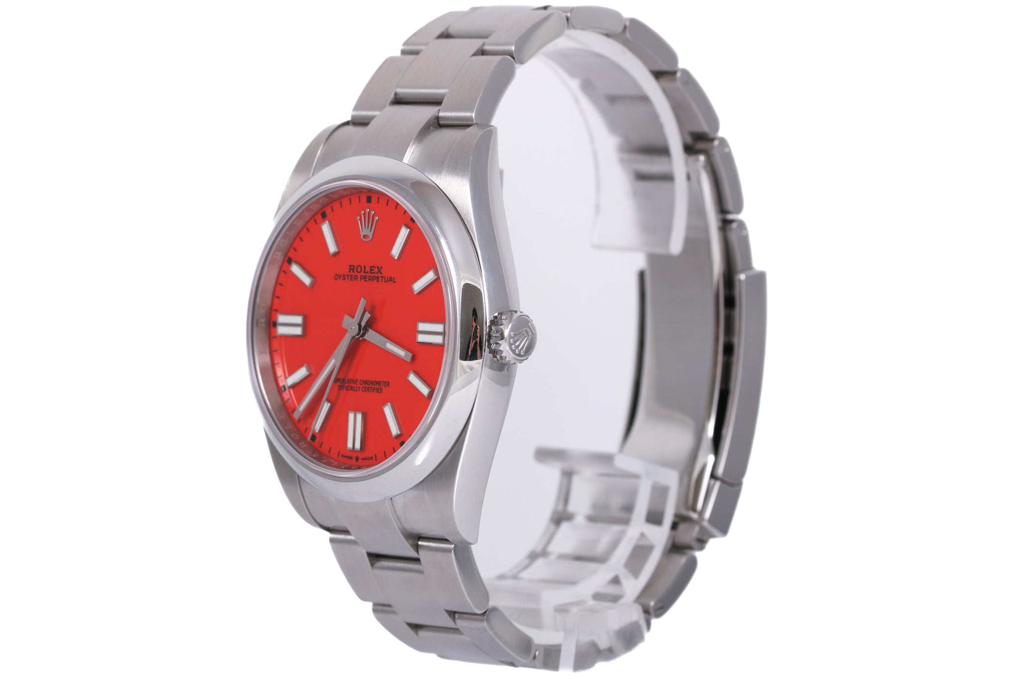 2021 Rolex Oyster Perpetual 41mm - 124300 (Coral Red)