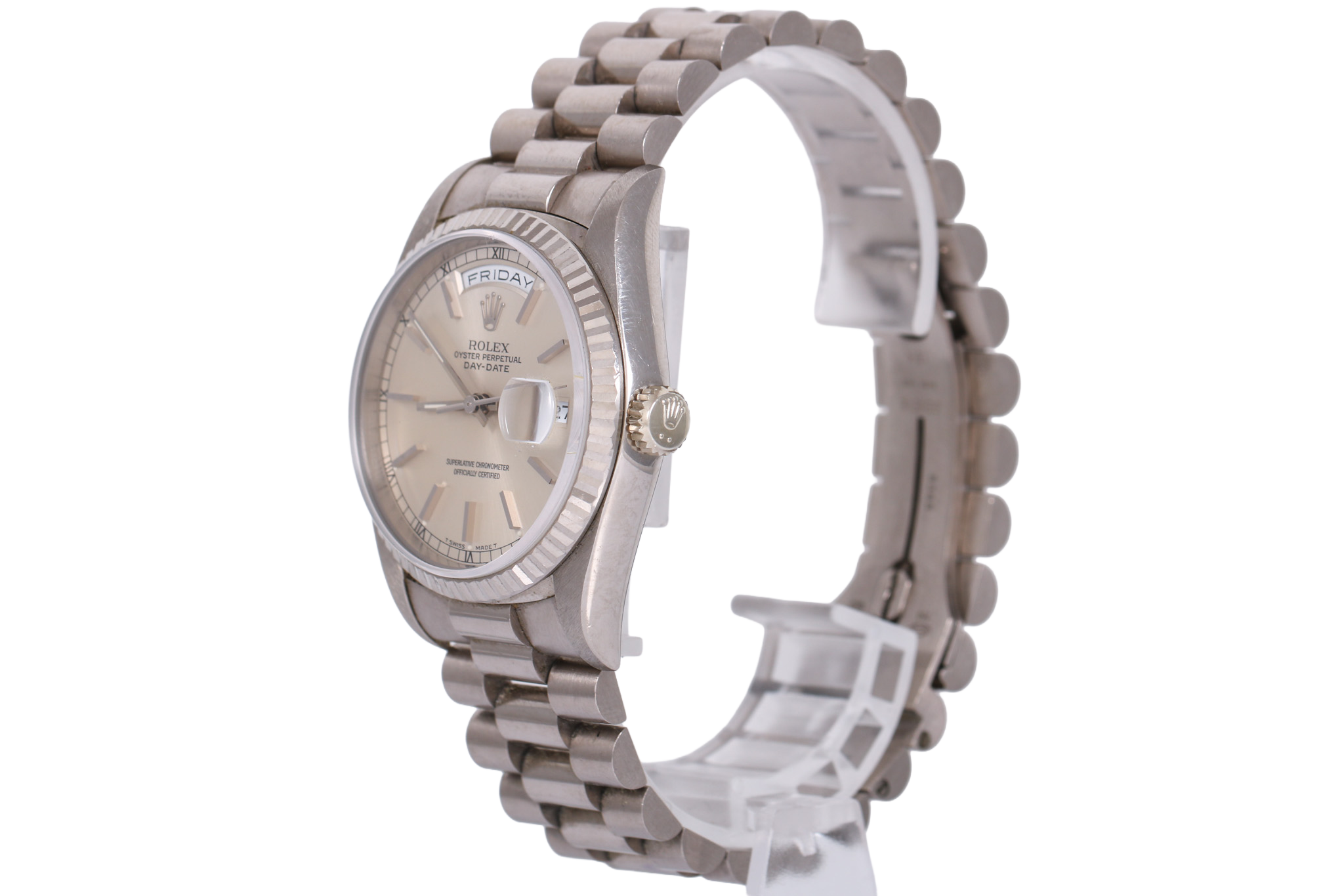 1994 Rolex Day Date 36mm - 18239 (Silver)