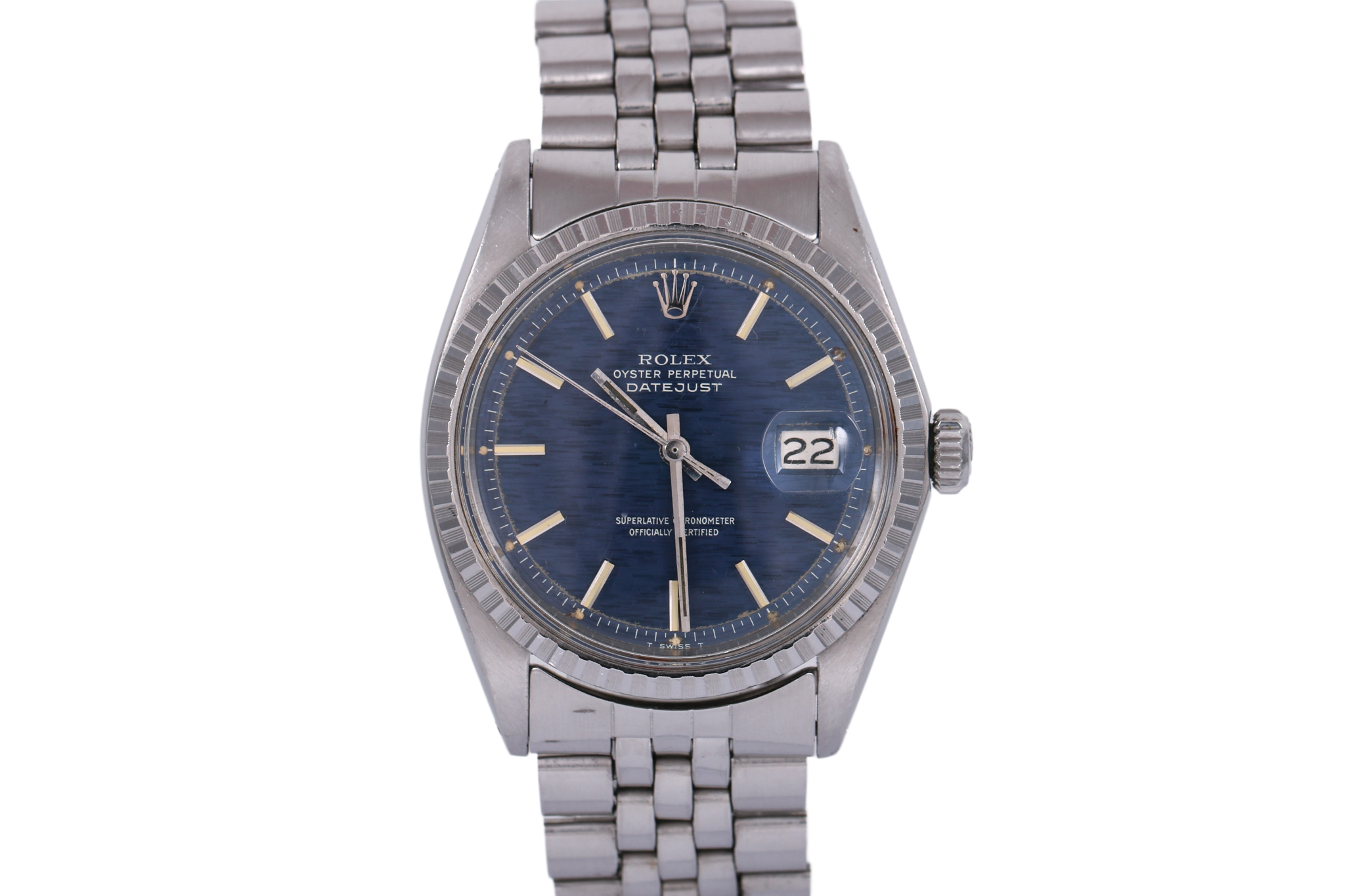 1969 Rolex Datejust 36mm - 1603 (Blue Mosaic)