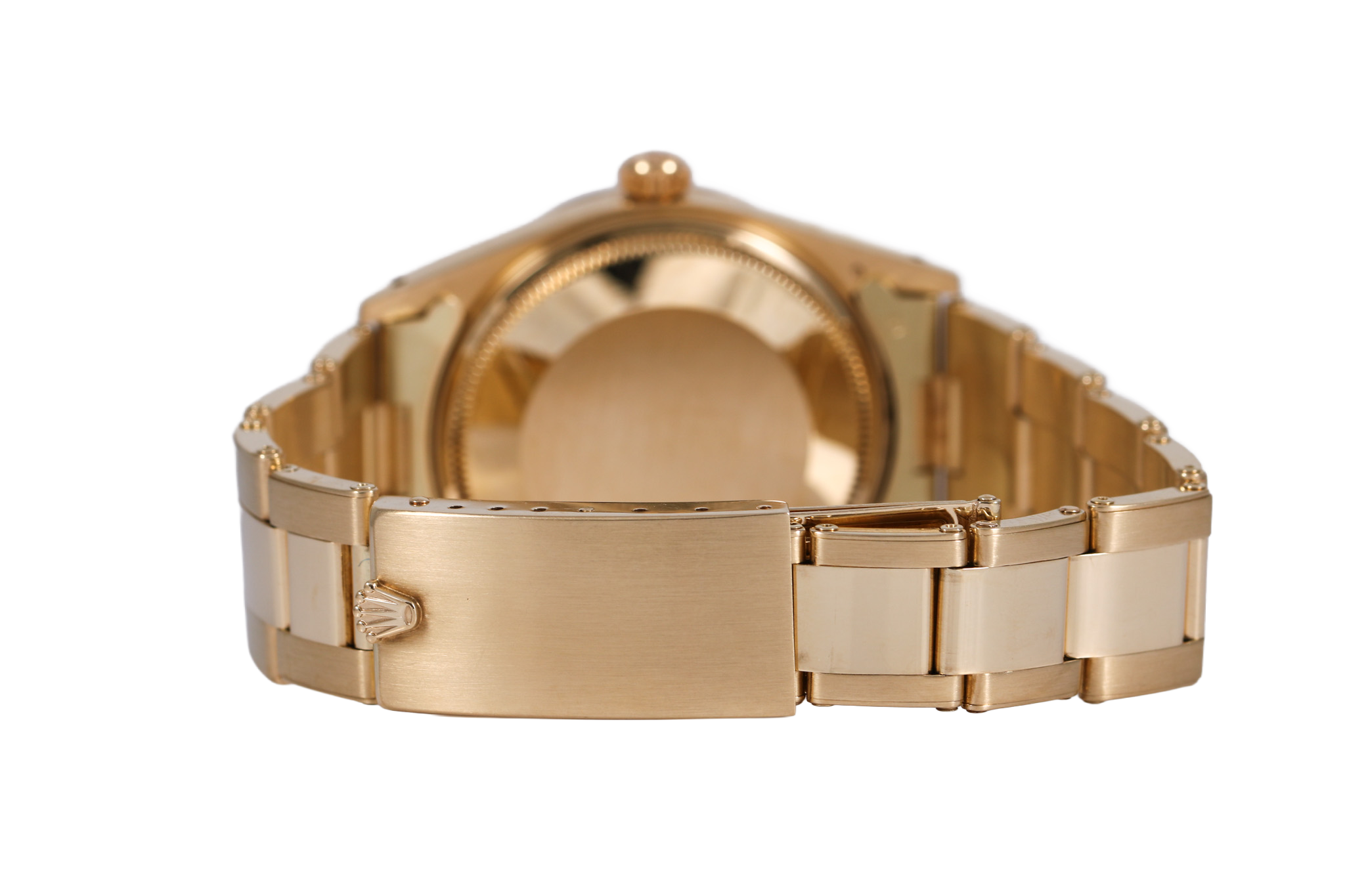 1987 Rolex Oyster Perpetual Date 14K Yellow Gold - 15007 (Blue)