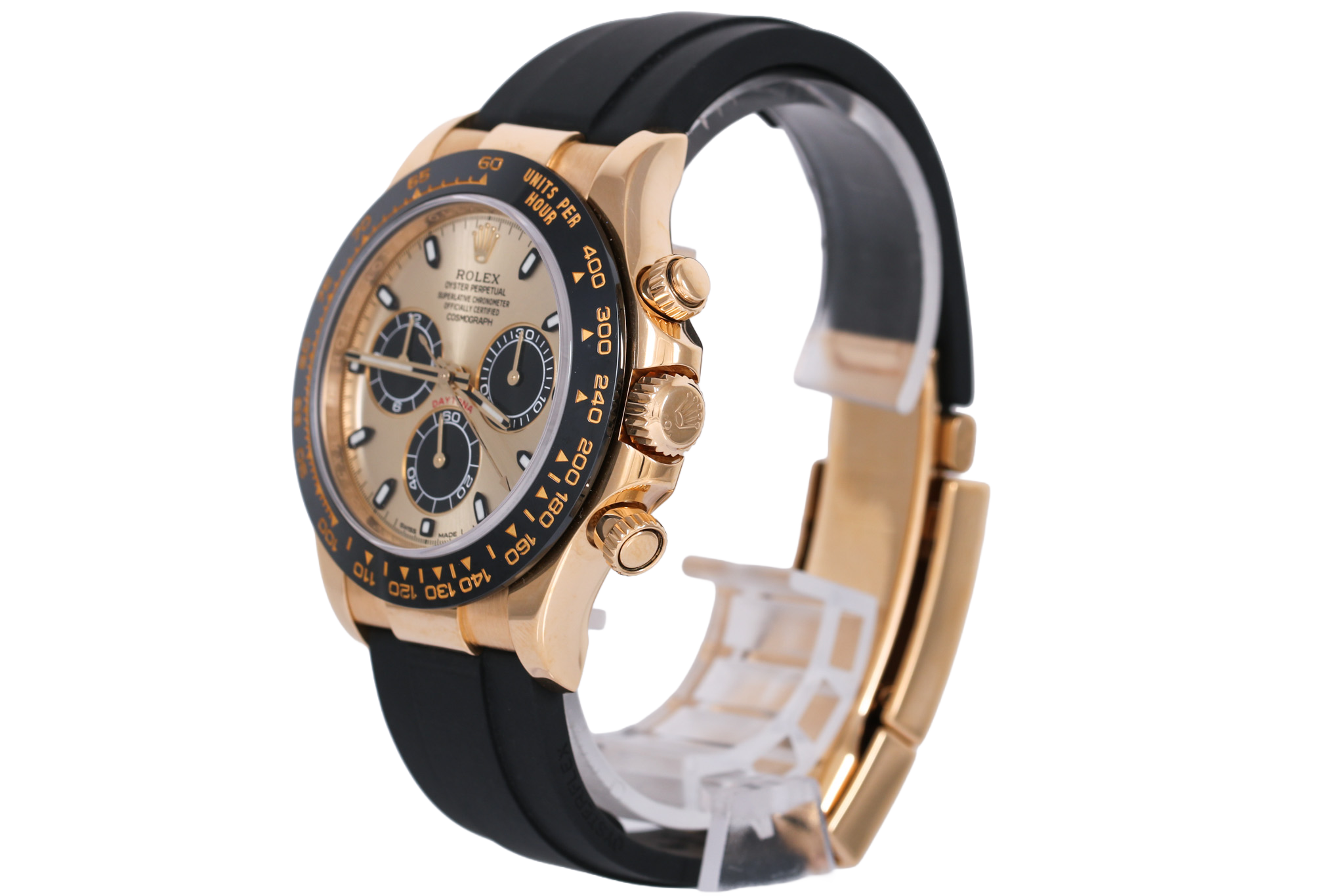 2017 Rolex Daytona Oysterflex 18K Yellow Gold - 116518LN (Pikachu)