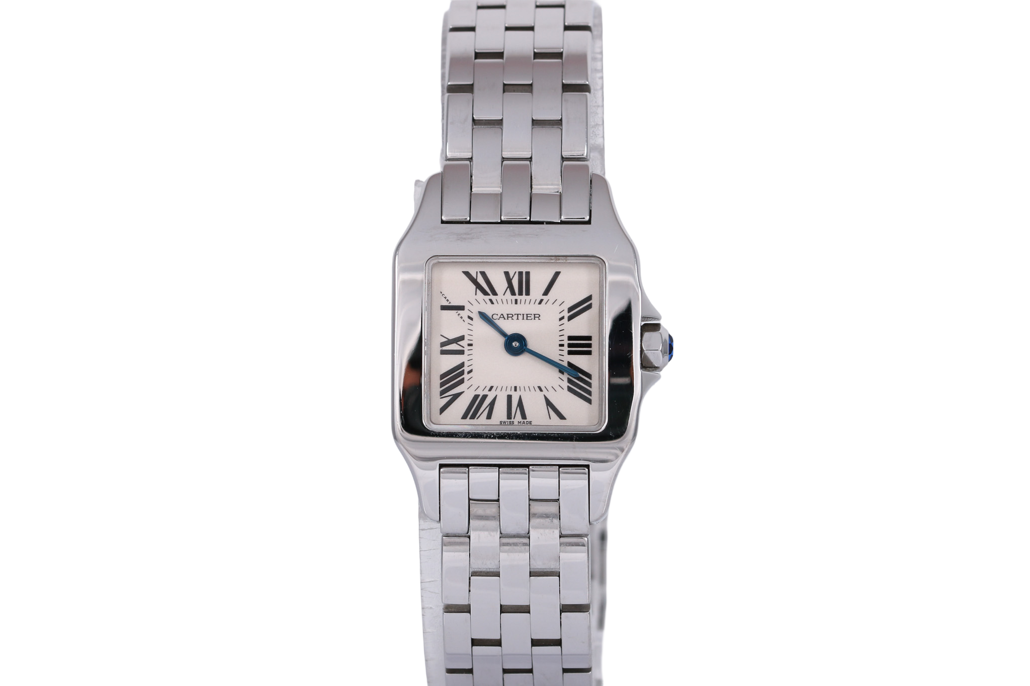2007 Cartier Santos Demoiselle 20mm - W25064Z5 (White)
