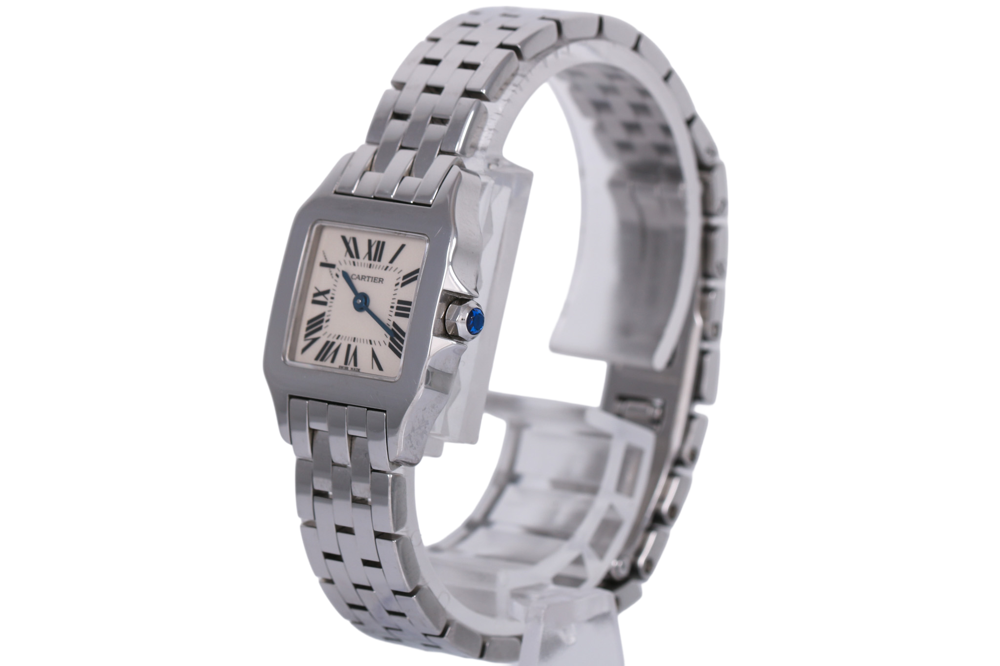 2007 Cartier Santos Demoiselle 20mm - W25064Z5 (White)