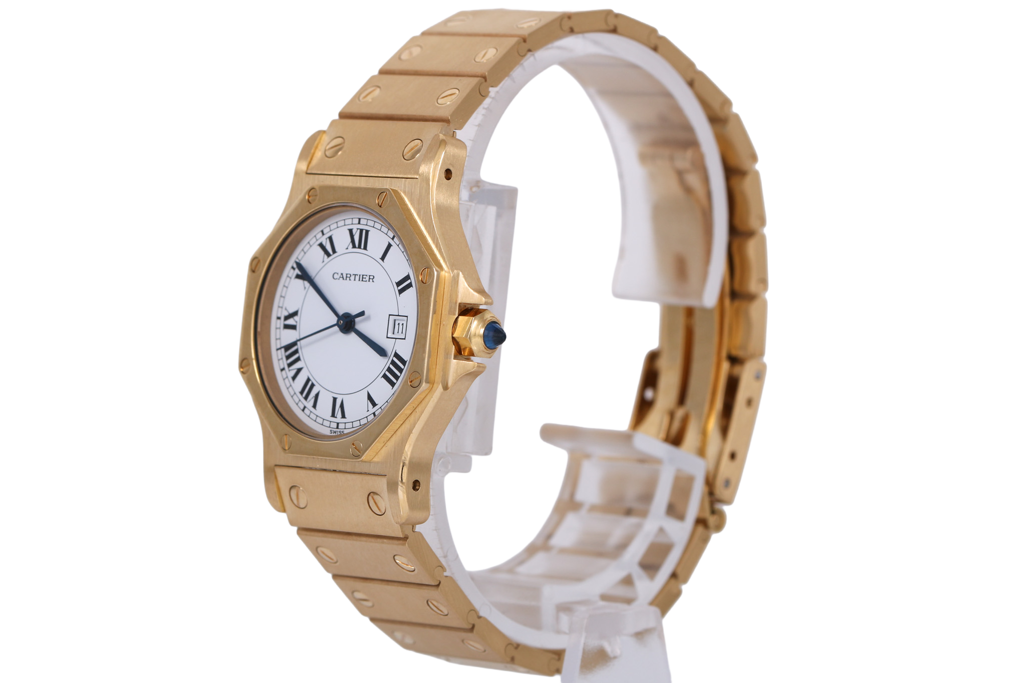 Cartier Santos Octagonal 30mm 18K Yellow Gold - 2965