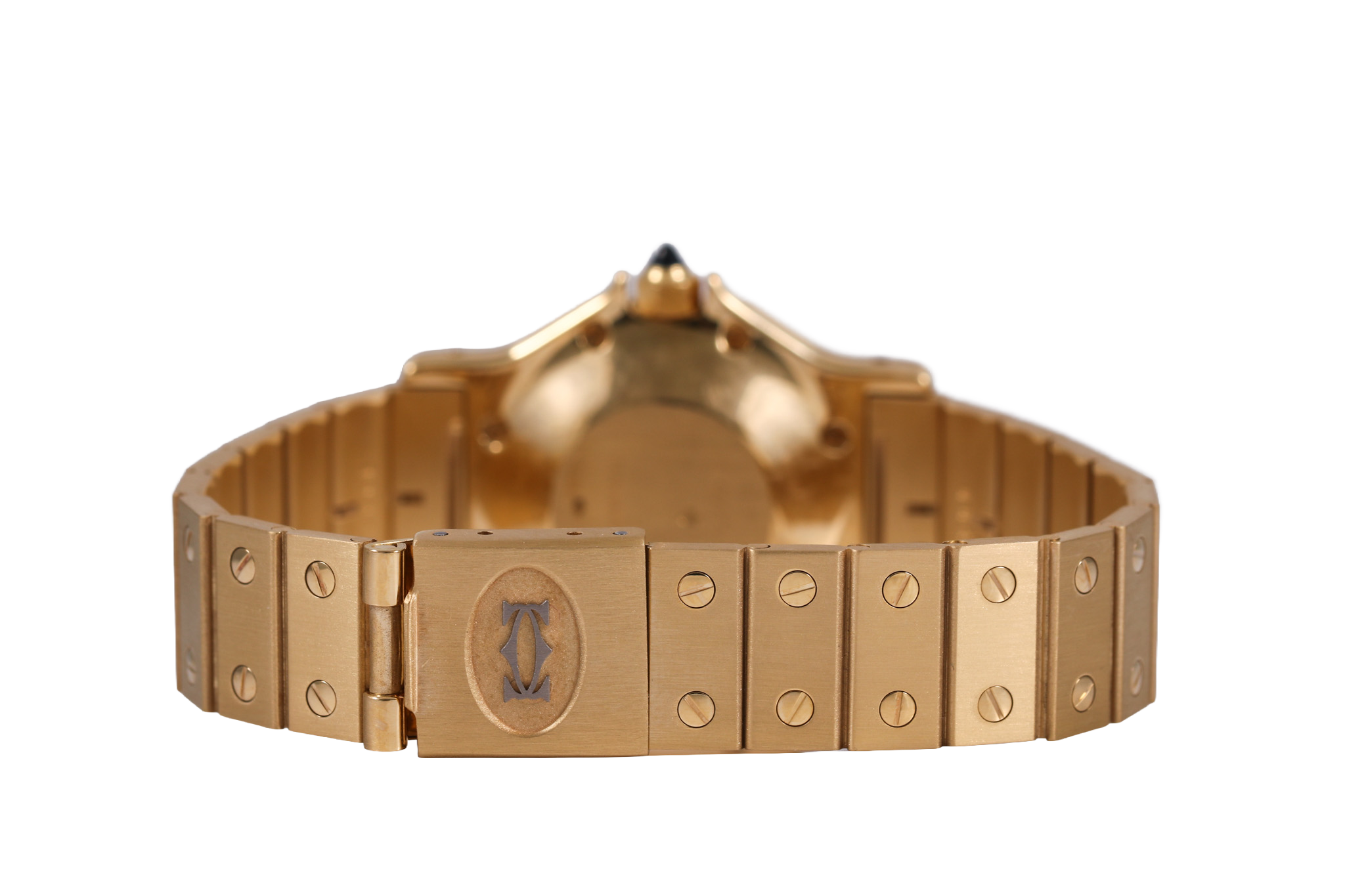 Cartier Santos Octagonal 30mm 18K Yellow Gold - 2965