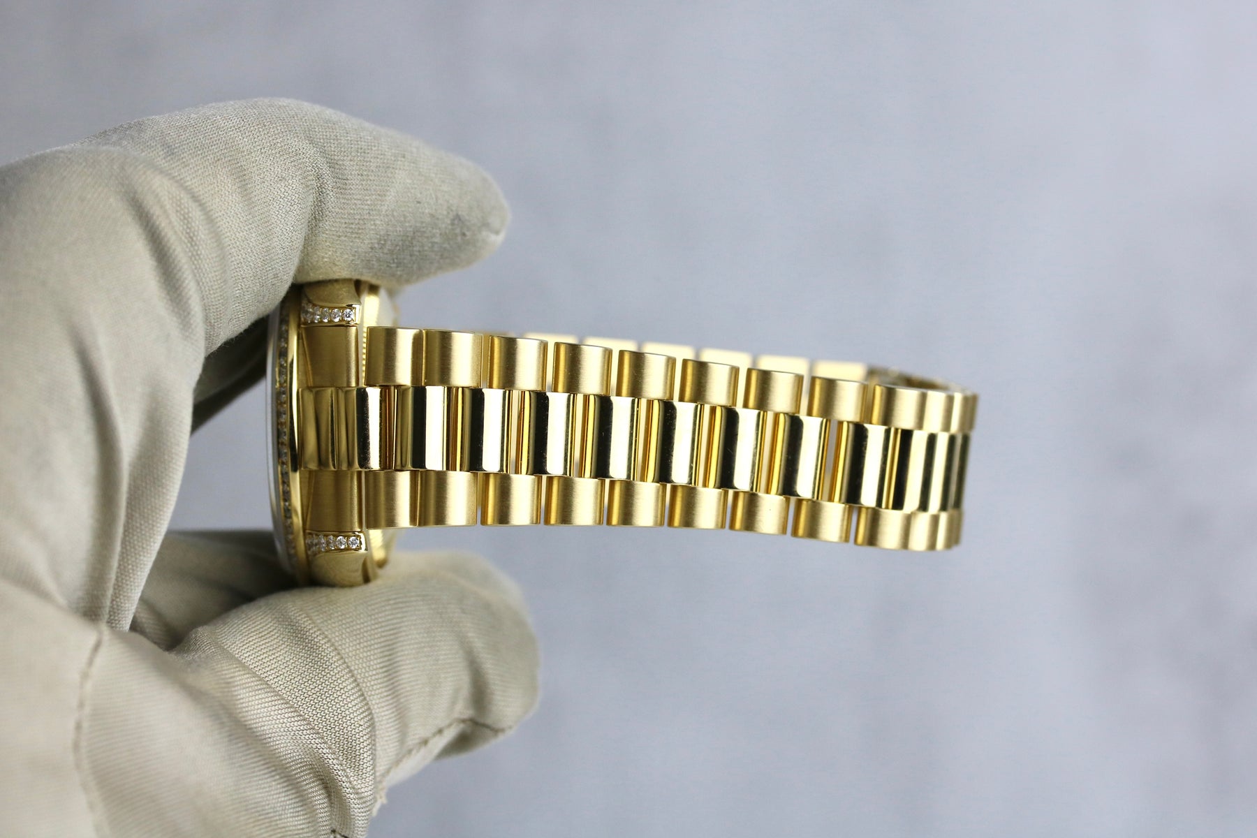 2007 Rare ROLEX 118388 Daydate 36mm Factory MOP Computer Diamond Dial Factory Diamonds