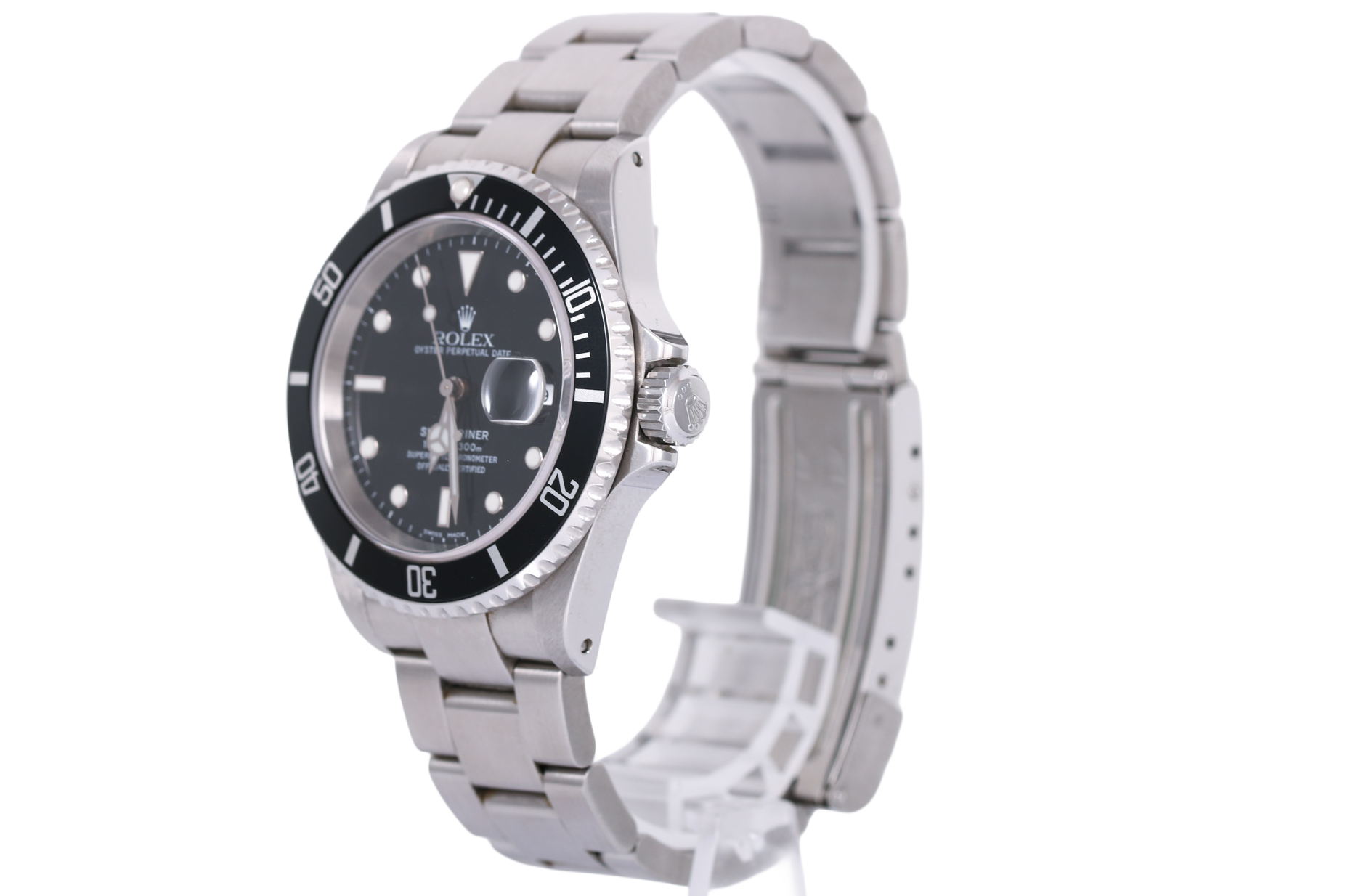 2002 Rolex Submariner Date - 16610 (Solid End Links)