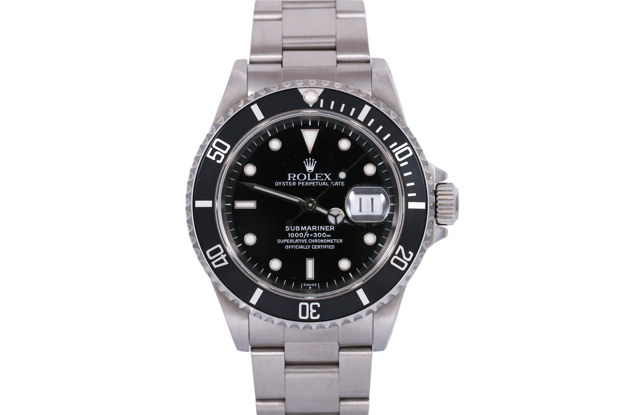 1997 Rolex Submariner Date - 16610 (Swiss Only Dial)