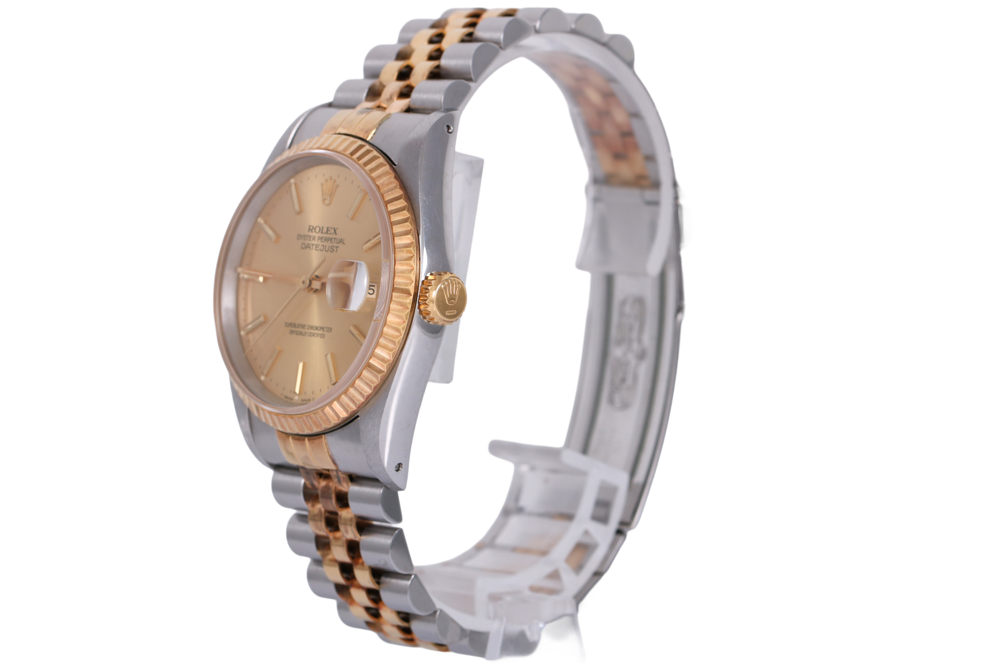 UNPOLISHED 1991 Rolex Datejust 36mm - 16233 (Champagne)