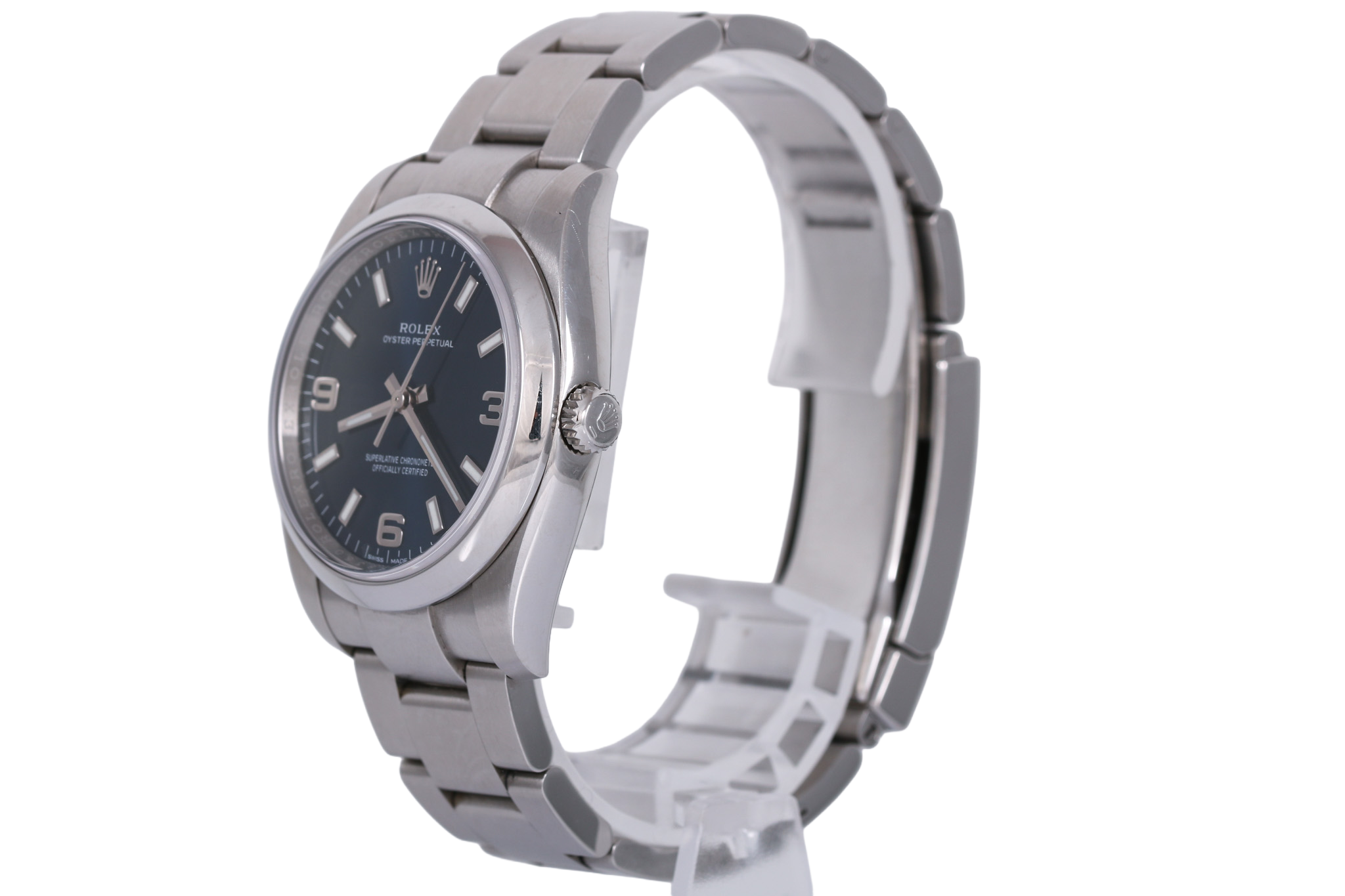 2016 Air King 34mm - 114200 (Blue Arabic)