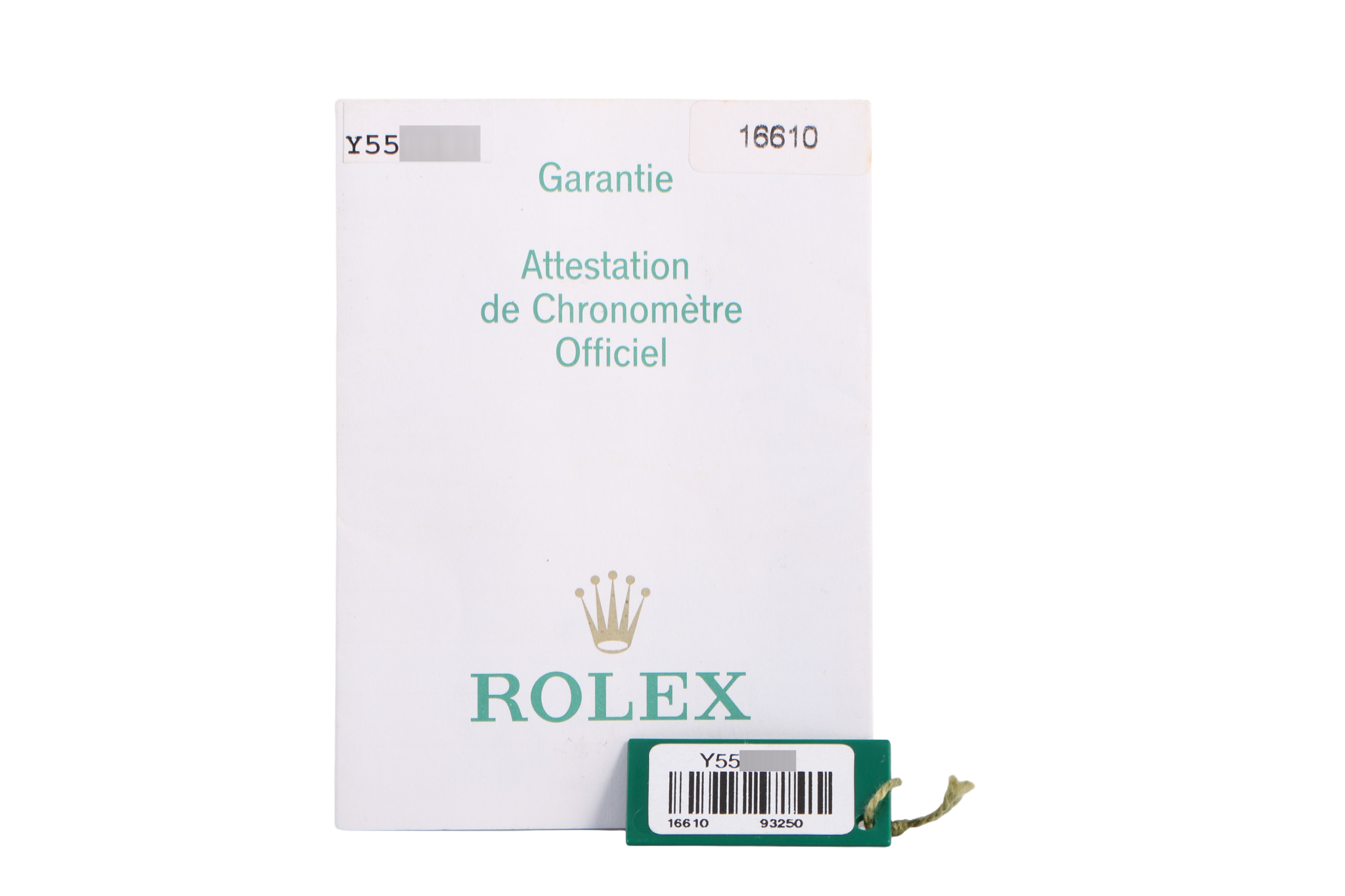 2002 Rolex Submariner Date 40mm Solid End Links - 16610