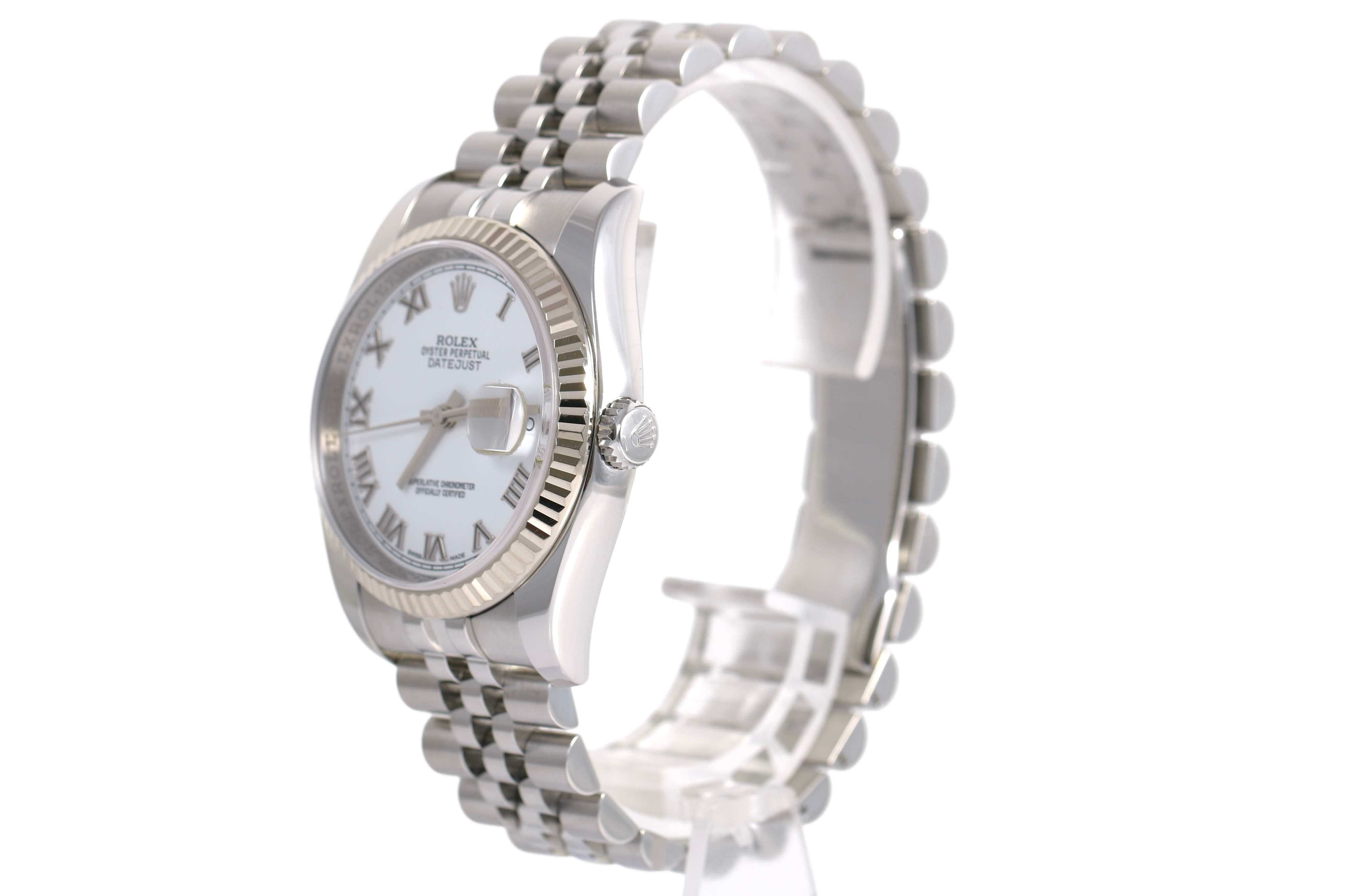 2013 Rolex Datejust 36mm Super Jubilee - 116234 (White Roman)