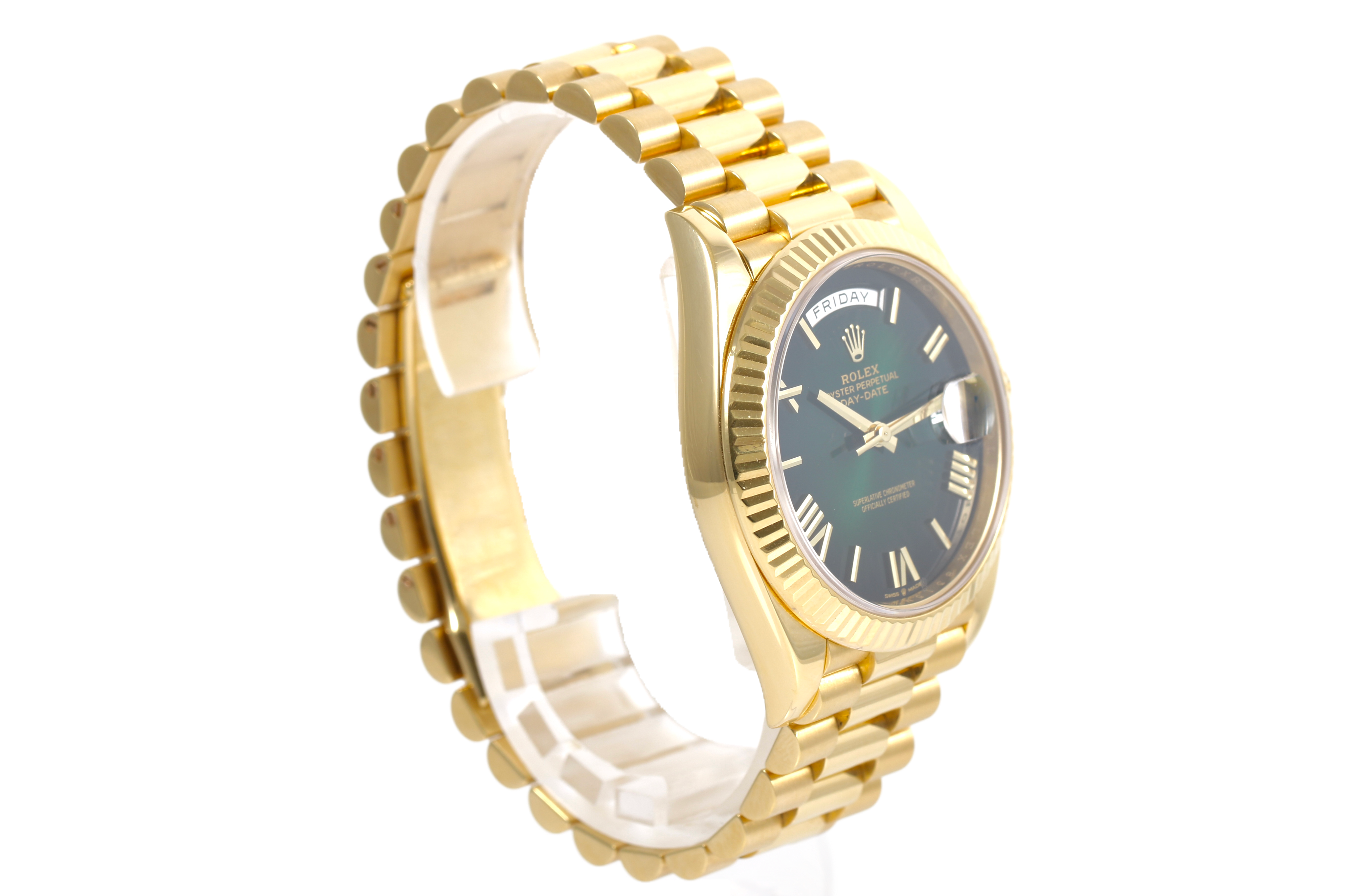 2020 Rolex Day-Date 40mm - 228238 (Green Ombré)