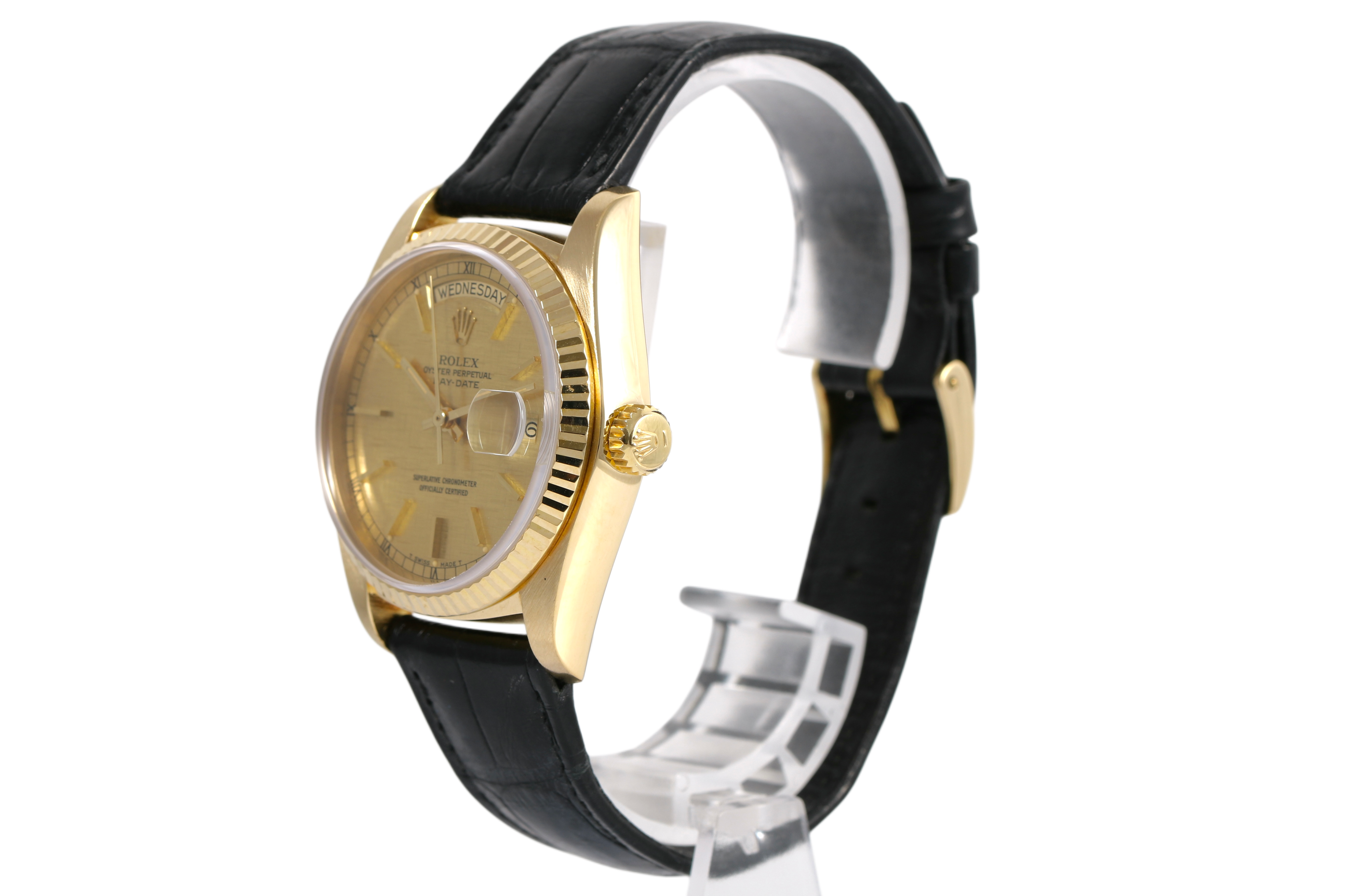 1977 Rolex Day-Date 36mm - 18038 (Champagne Linen)