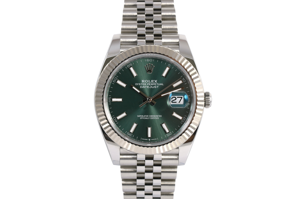 2026 Rolex Datejust 41mm Jubilee - 126334 (Mint Green)