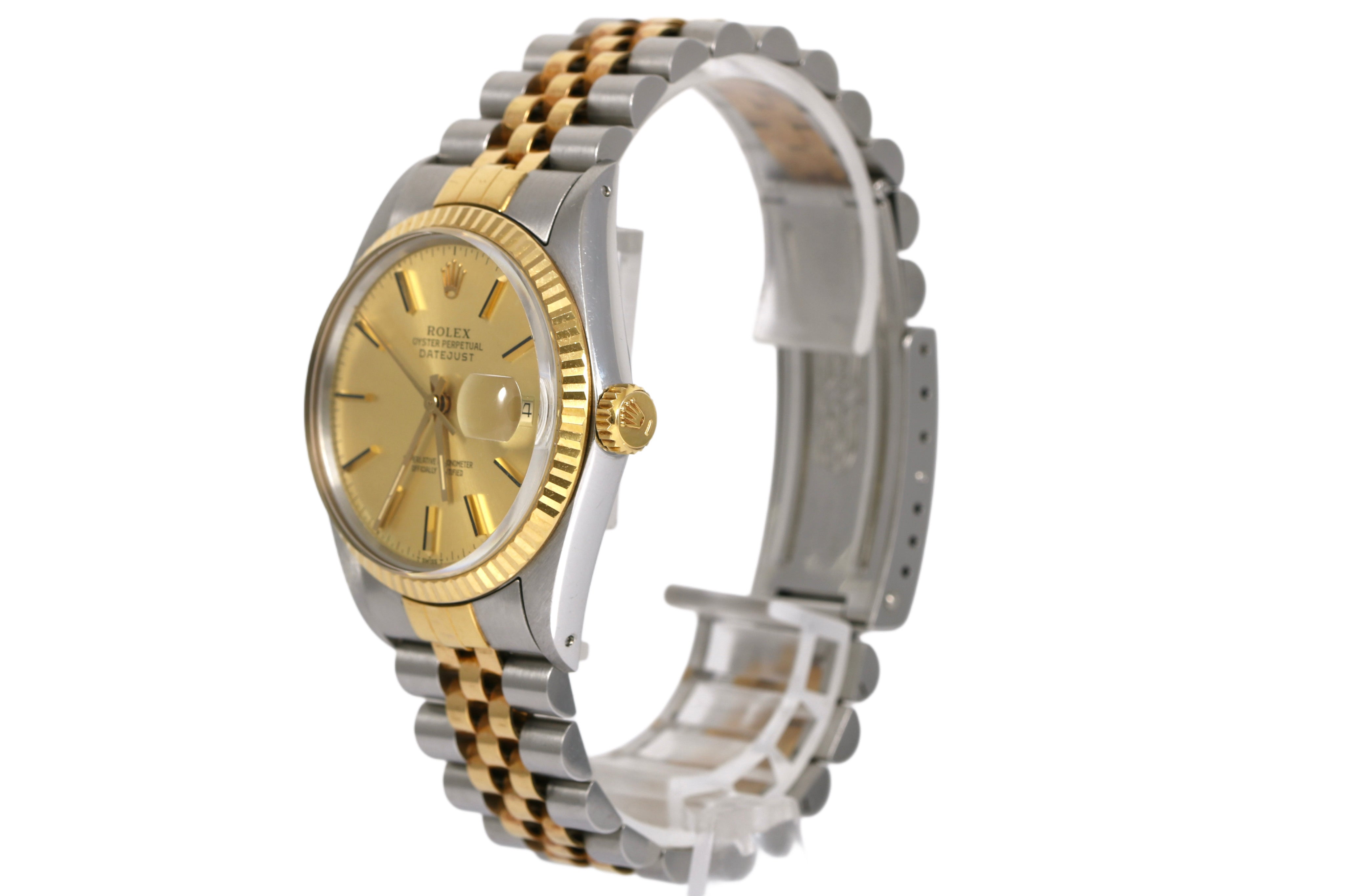 1985 Rolex Datejust 36mm - 16013 (Champagne)