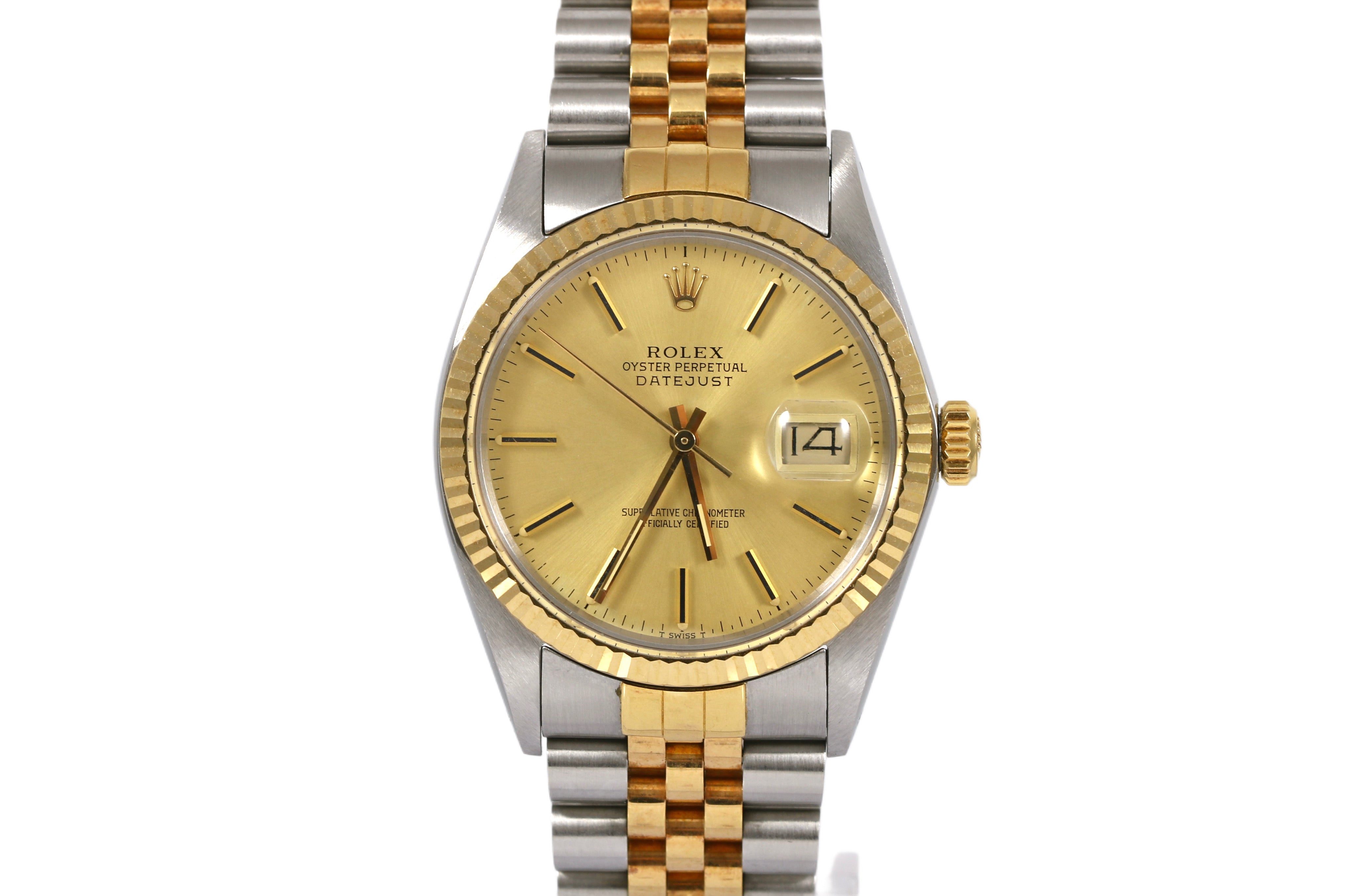 1985 Rolex Datejust 36mm - 16013 (Champagne)