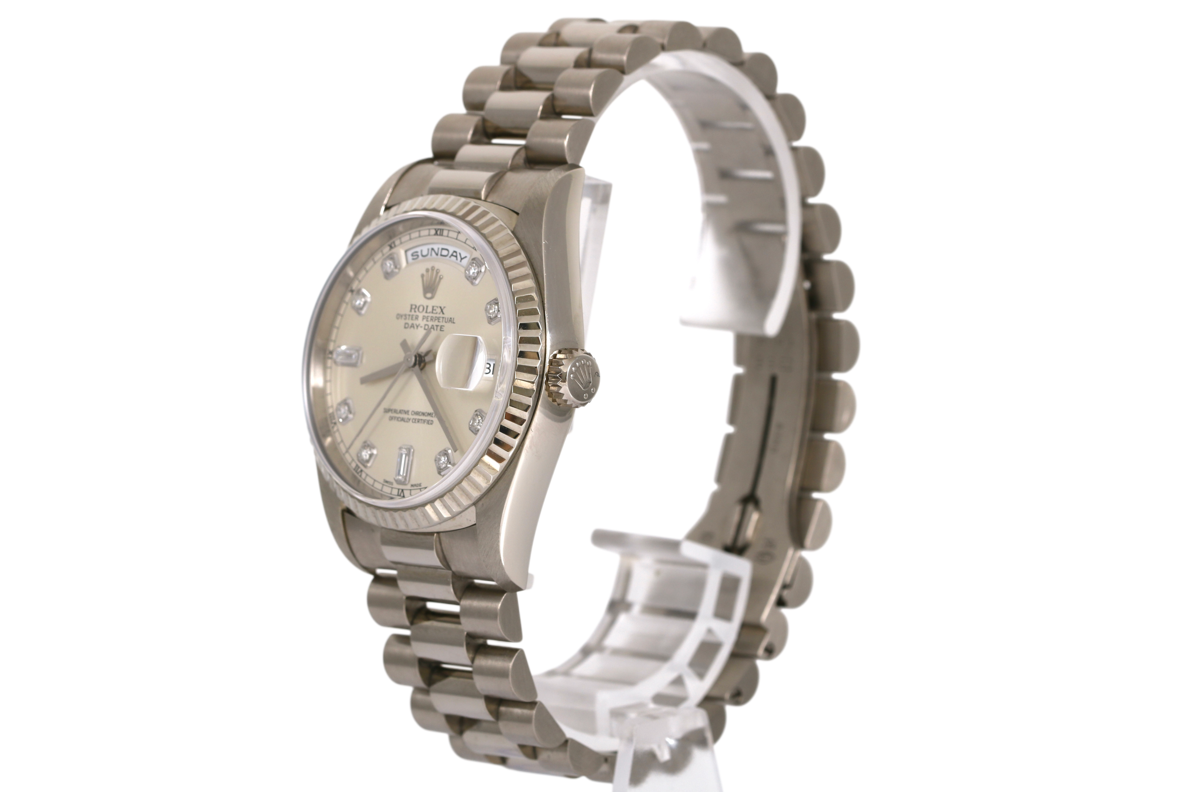 1999 Rolex Day-Date 36mm - 18239 (Factory Diamond Dial)
