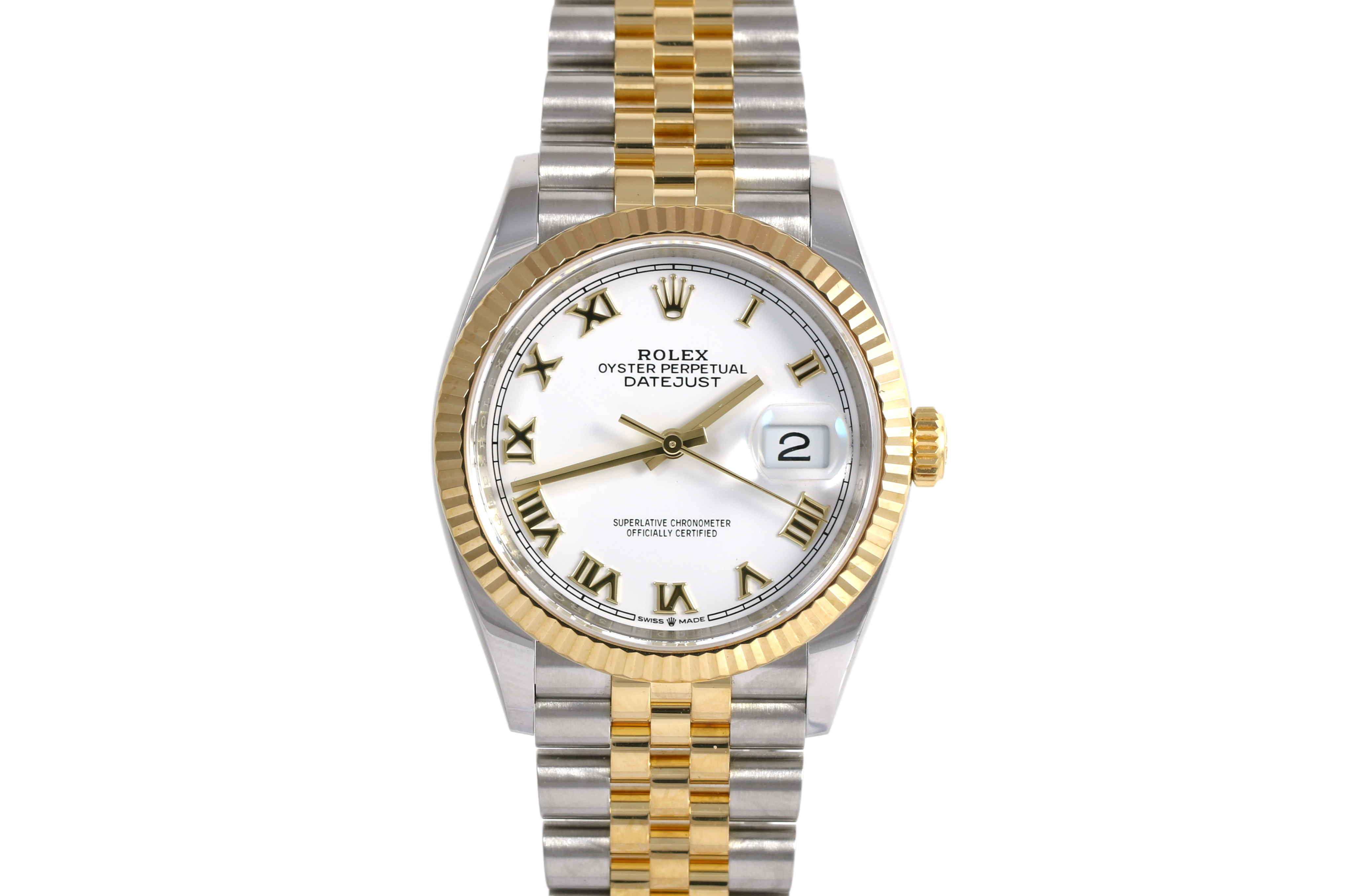 2019 Rolex Datejust 36mm Jubilee - 126233 (White Roman)