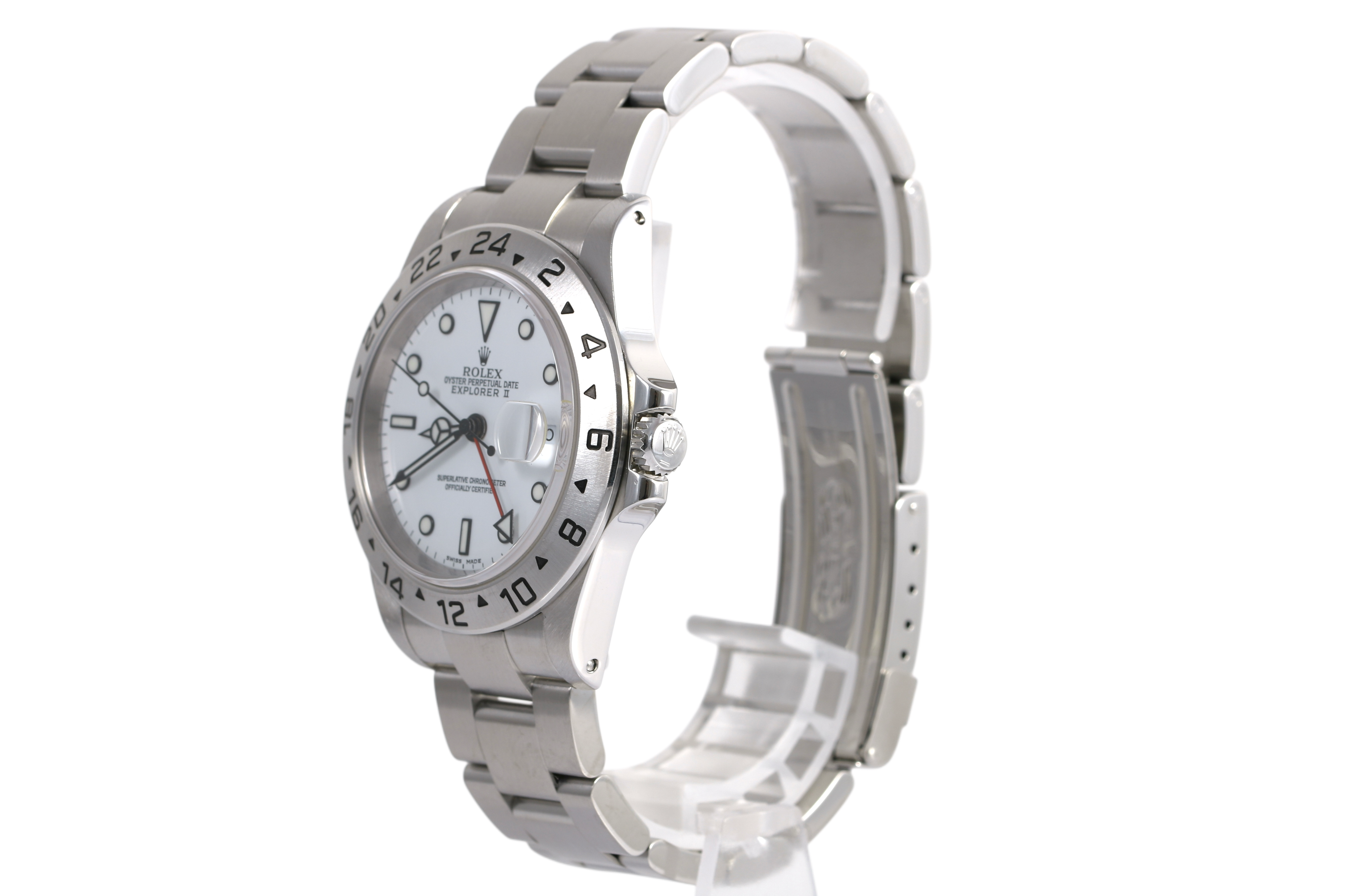 2000 Rolex Explorer II 40mm Solid End Links - 16570 (Polar)