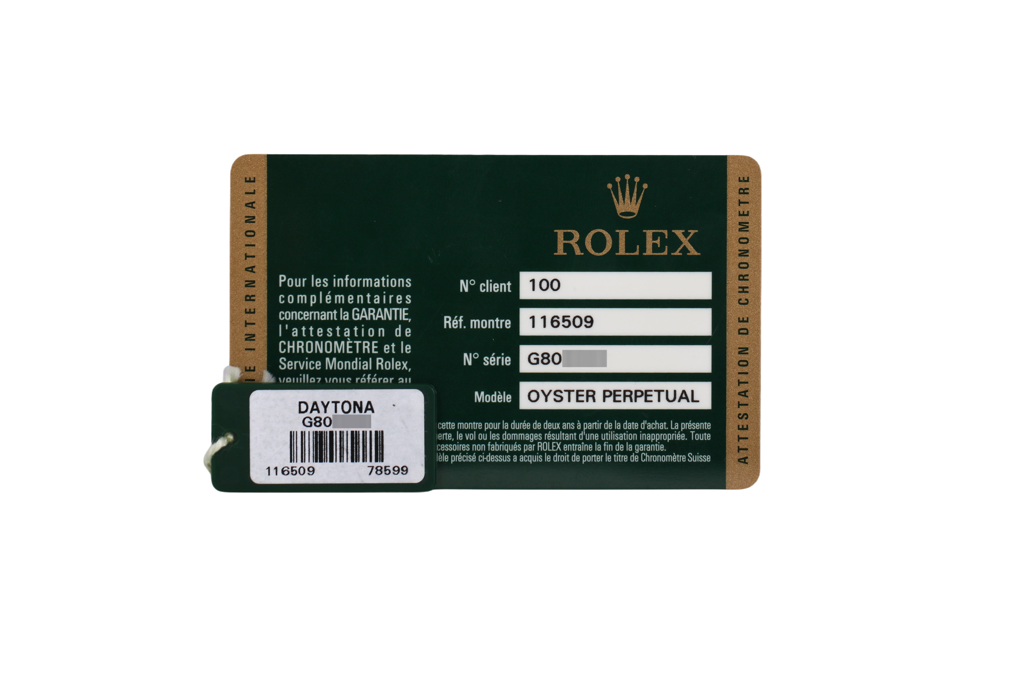 2009 Rolex Daytona 18K White Gold  - 116509 (Silver Racing)