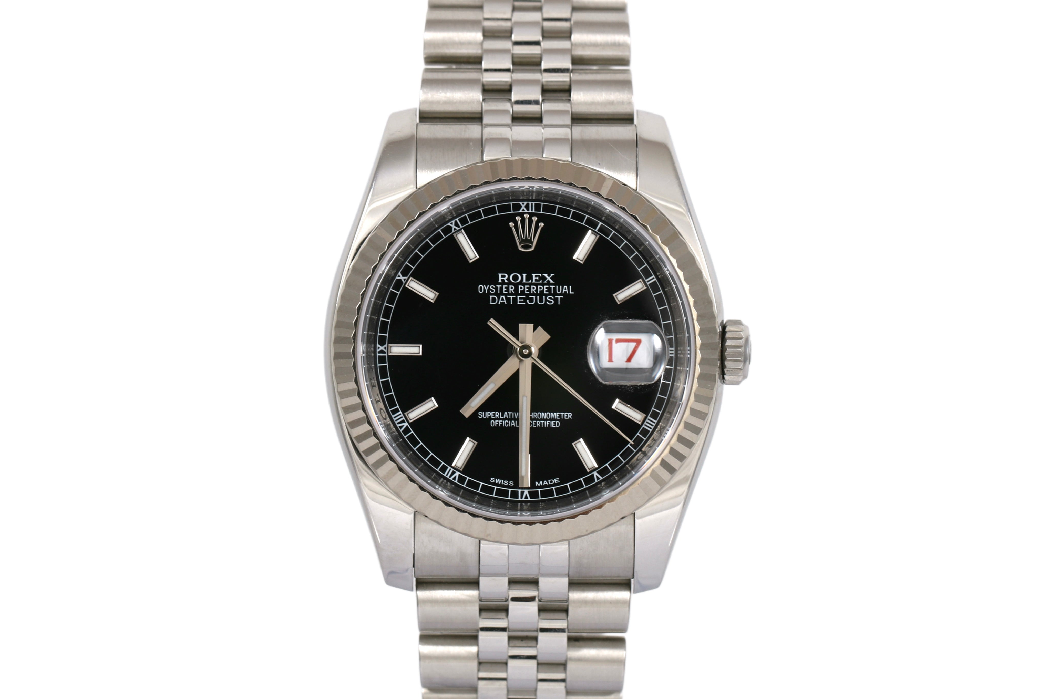 2007 Rolex Datejust 36mm Super Jubilee - 116234 (Black)