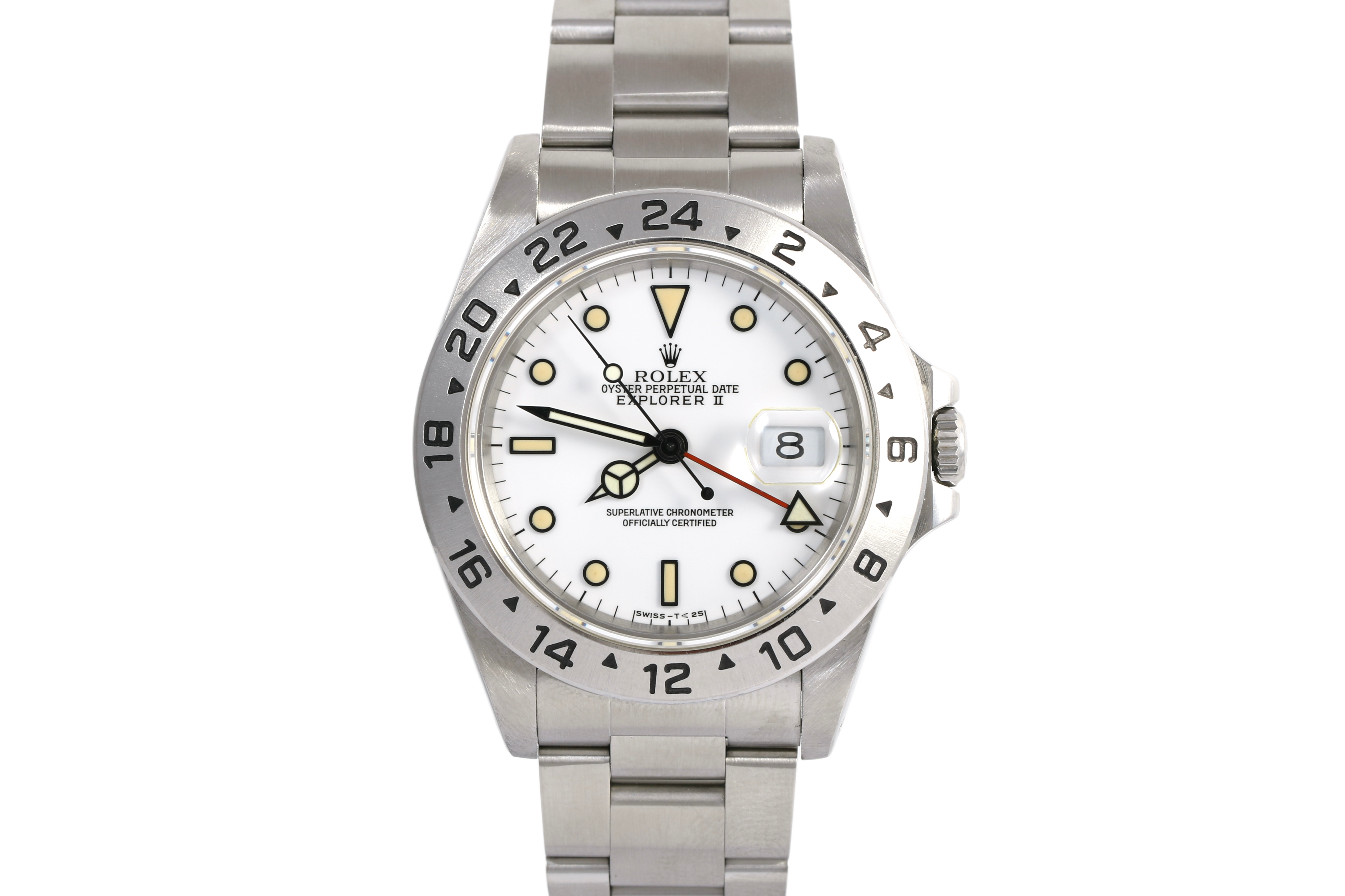 1991 Rolex Explorer II 40mm Cream Patina - 16570 (Polar)