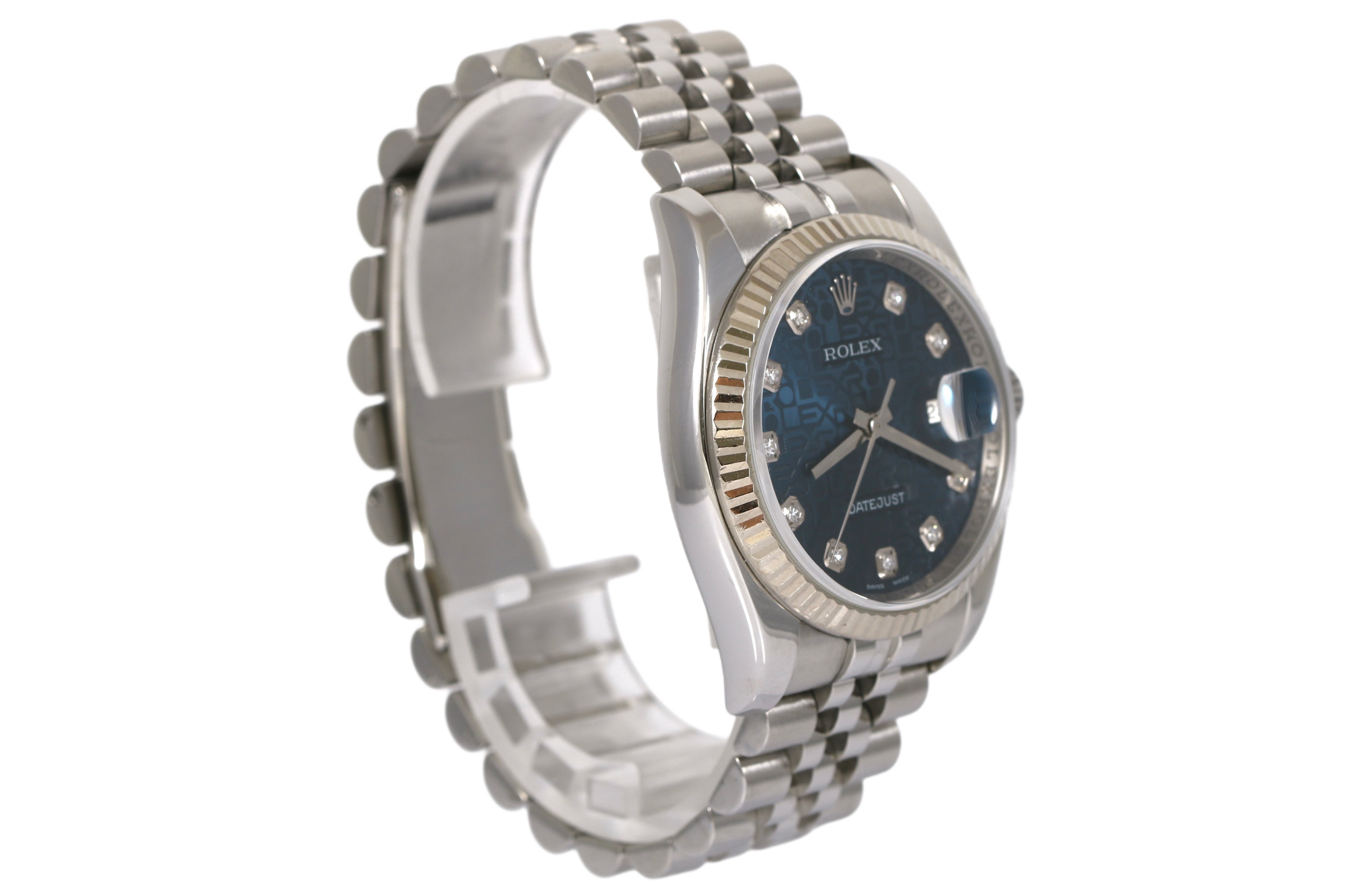 2006 Rolex Datejust 36mm - 116234G (Blue Computer)