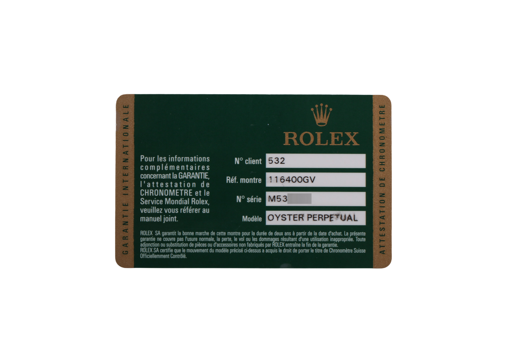 UNWORN FULL STICKER FULL 2007 Rolex Milgauss 40mm - 116400GV (Black)