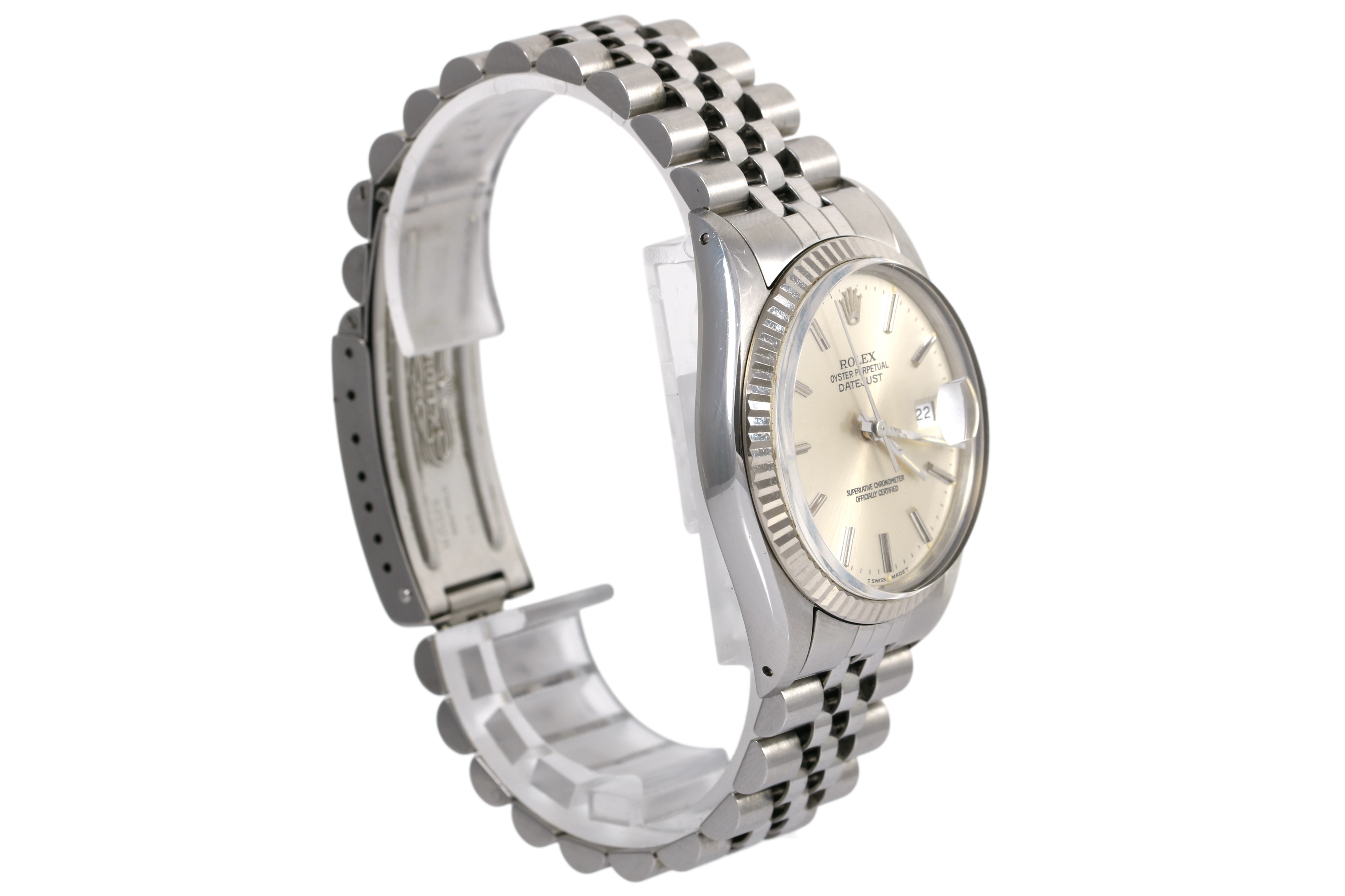 1985 Rolex Datejust 36mm - 16014 (Silver)