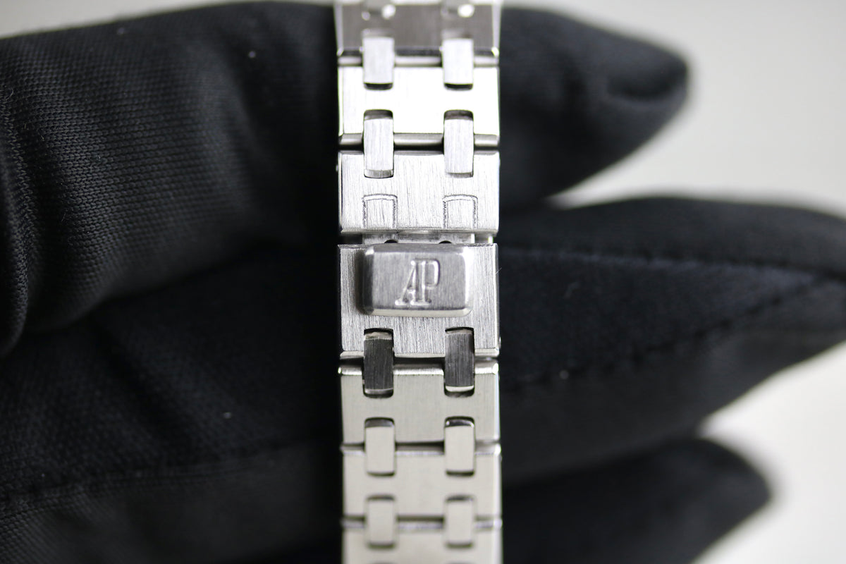 1990s Audemars Piguet 24mm Mini Royal Oak 18K White Gold with Box