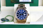 UNWORN 2024 ROLEX 336935 Sky-Dweller Rose Gold Blue Dial with Box & Papers