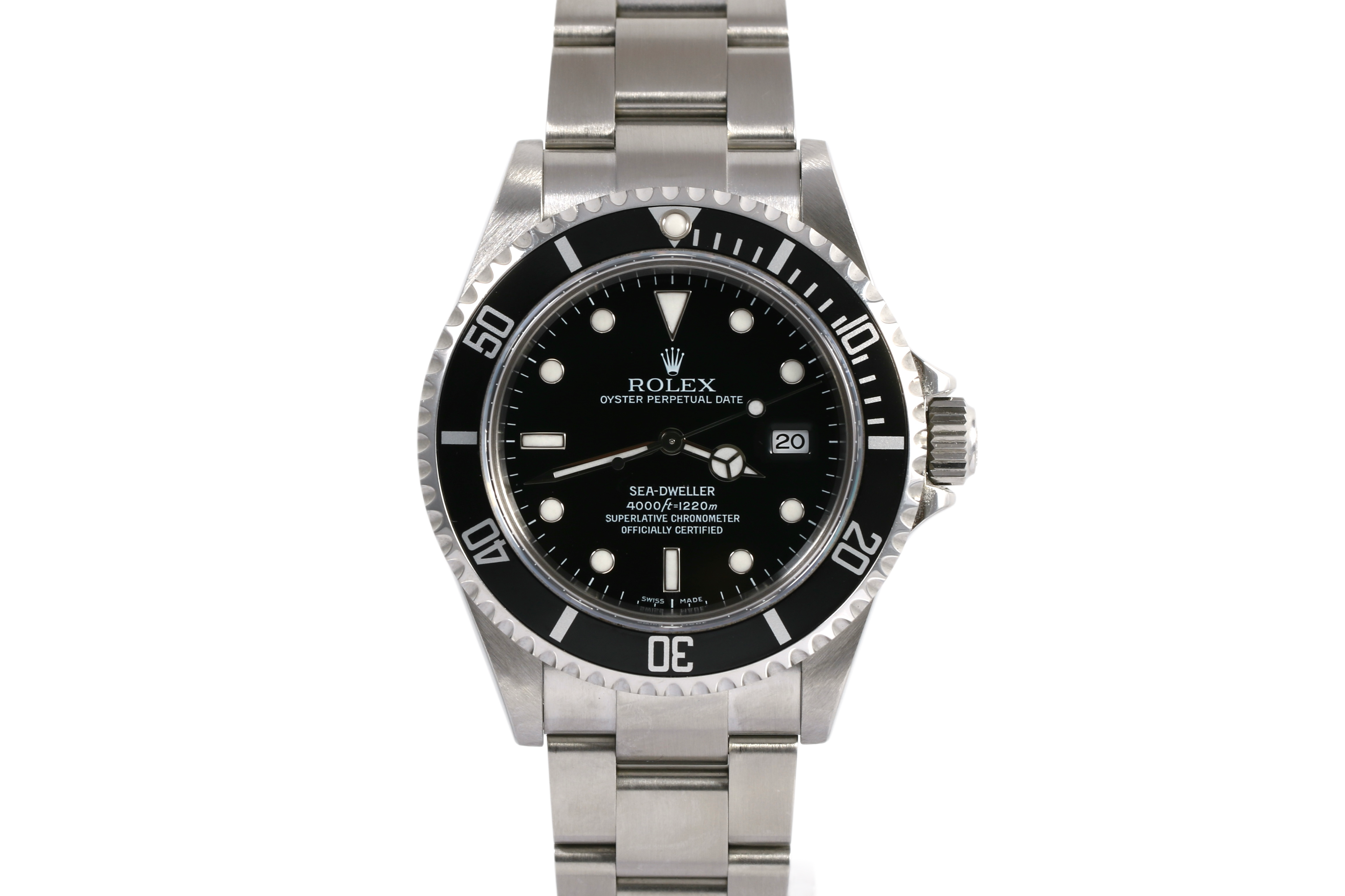 2006 Rolex Sea-Dweller 40mm No Holes Case - 16600 (Black)