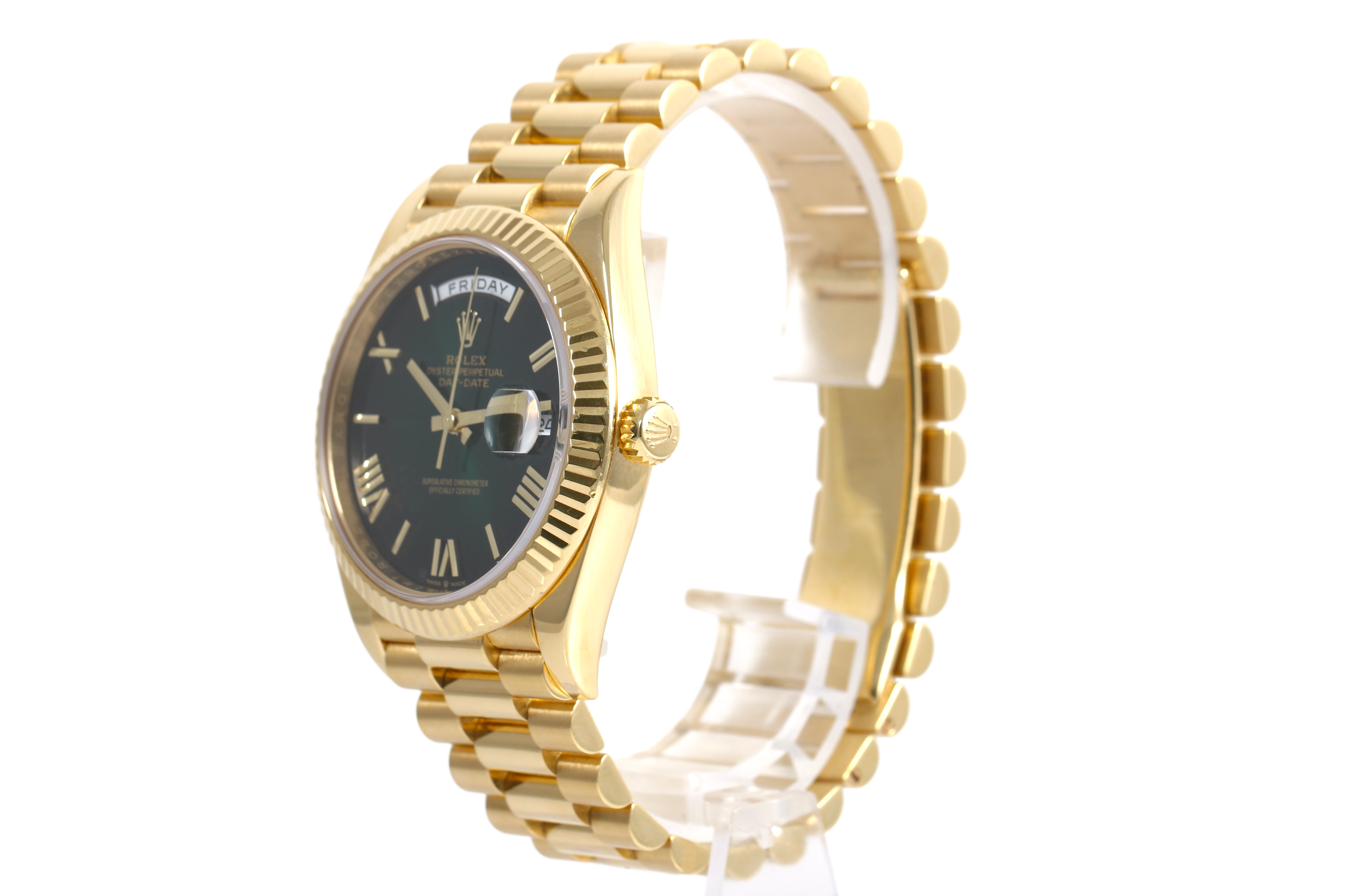 2020 Rolex Day-Date 40mm - 228238 (Green Ombré)
