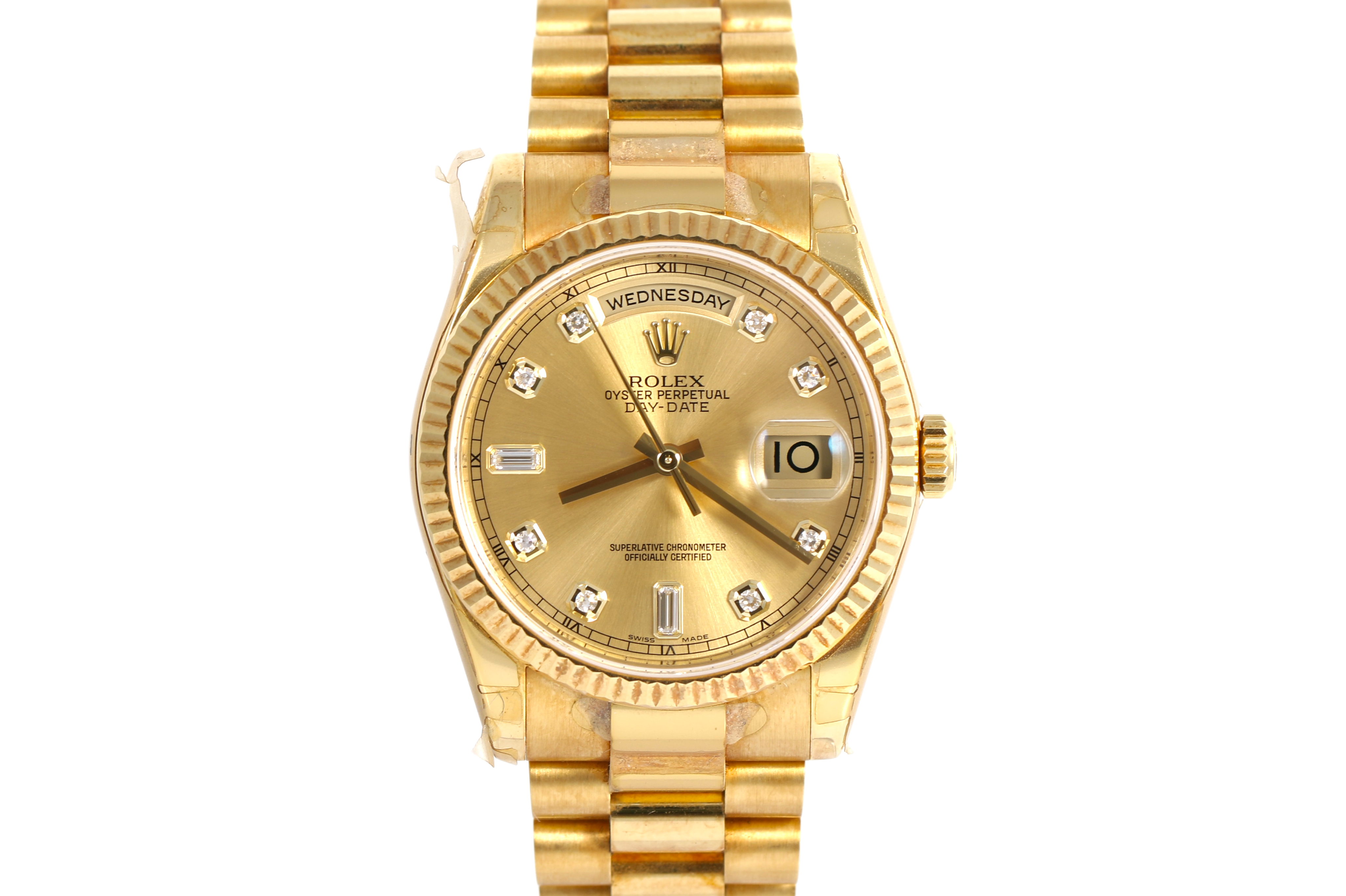 2009 Day-Date 36mm - 118238 (Factory Diamond Dial)