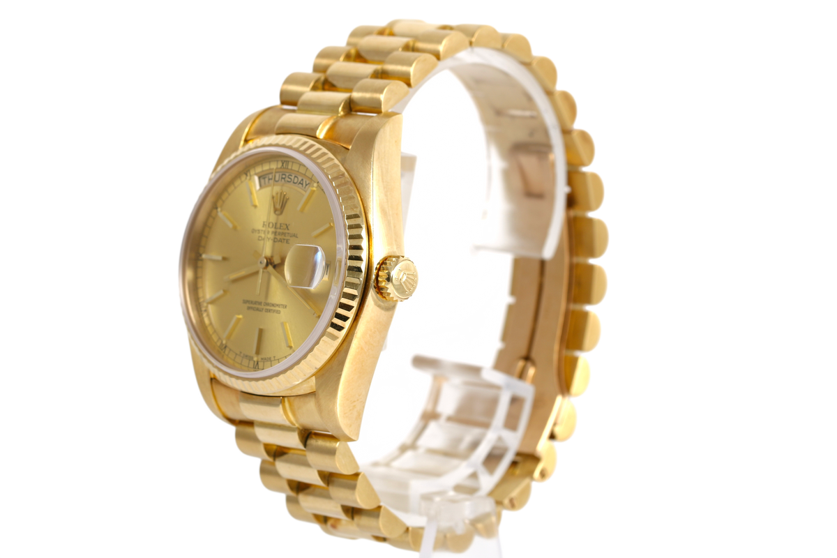 1983 Rolex Day-Date 36mm - 18038 (Champagne)