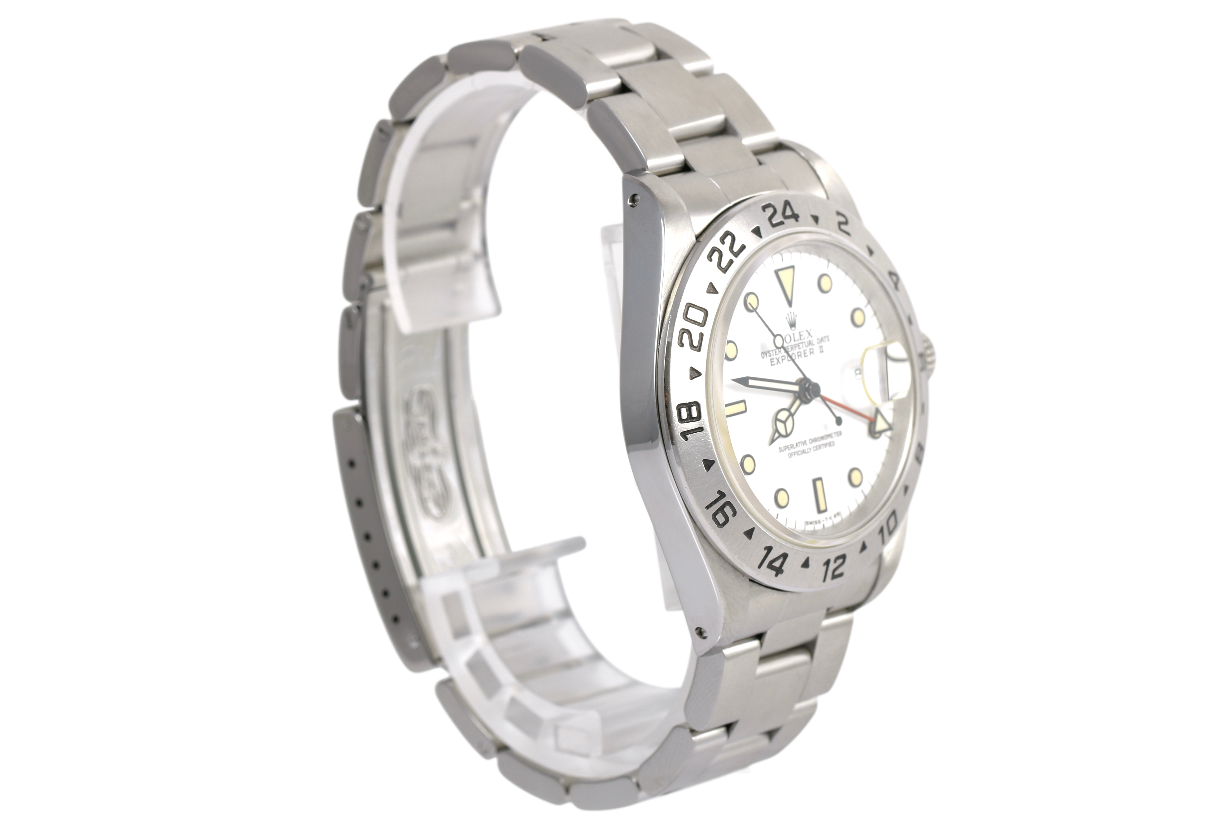 1991 Rolex Explorer II 40mm Cream Patina - 16570 (Polar)