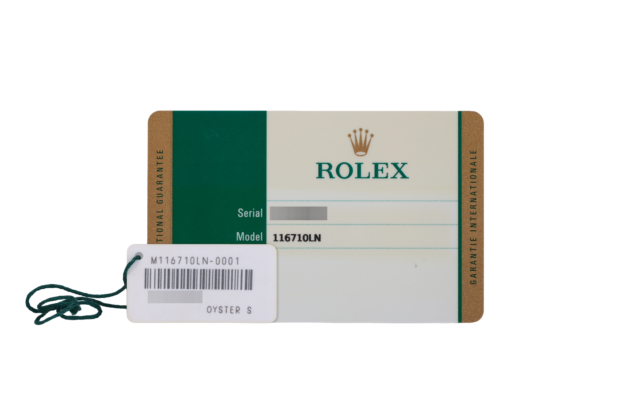 NOS Full Sticker 2018 Rolex GMT-Master II 40mm - 116710LN (Black)