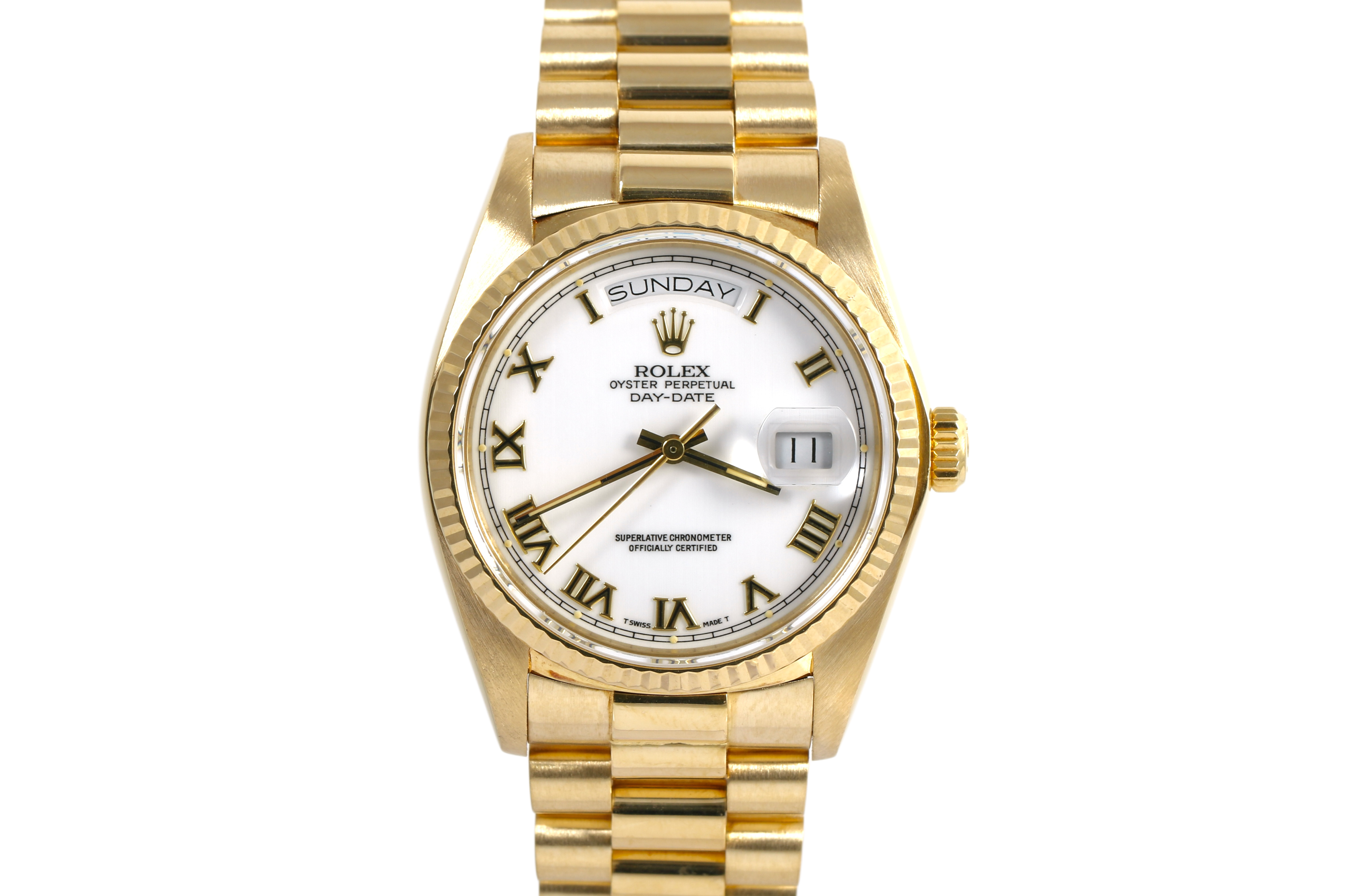 1980 Rolex Day-Date 36mm - 18038 (White Roman)