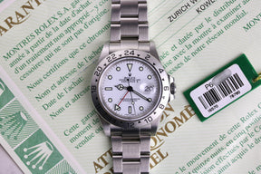 2000 ROLEX 16570 Explorer II Polar SEL with Papers