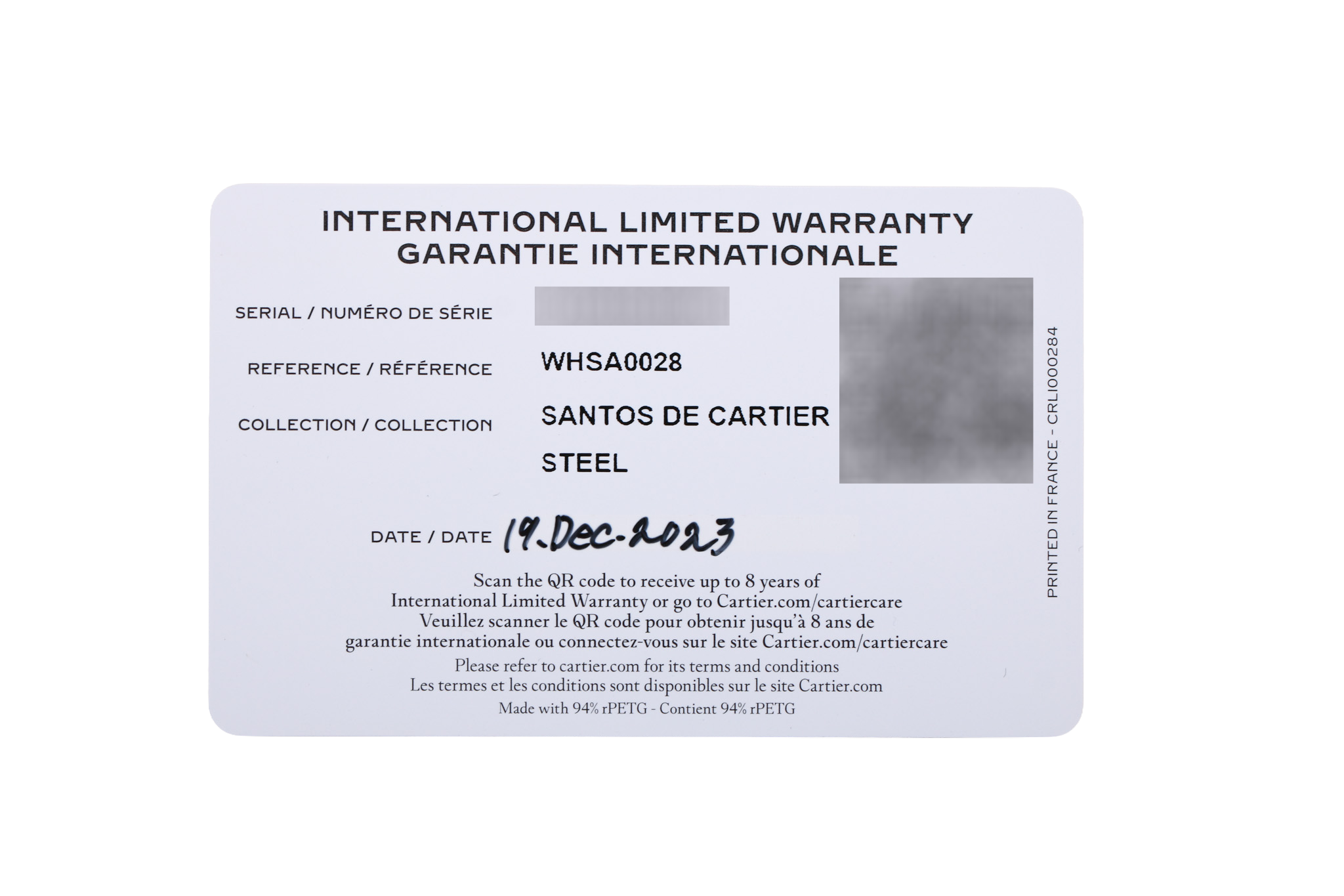 2023 Cartier Santos Skeleton 39.8mm - WHSA0028 (Green)