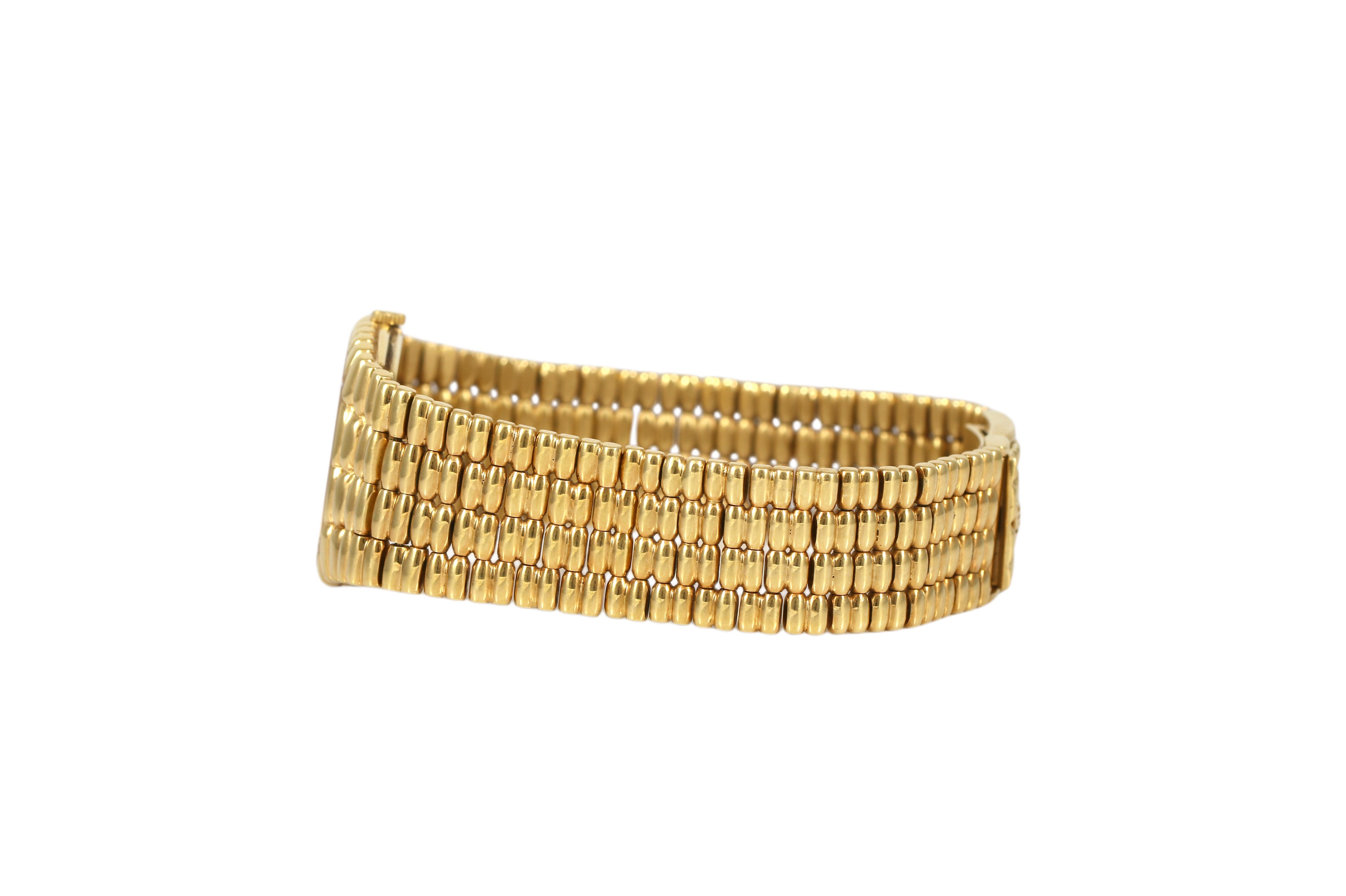 1980s Audemars Piguet Cobra 26mm 18K Yellow Gold (Factory Diamond Dial