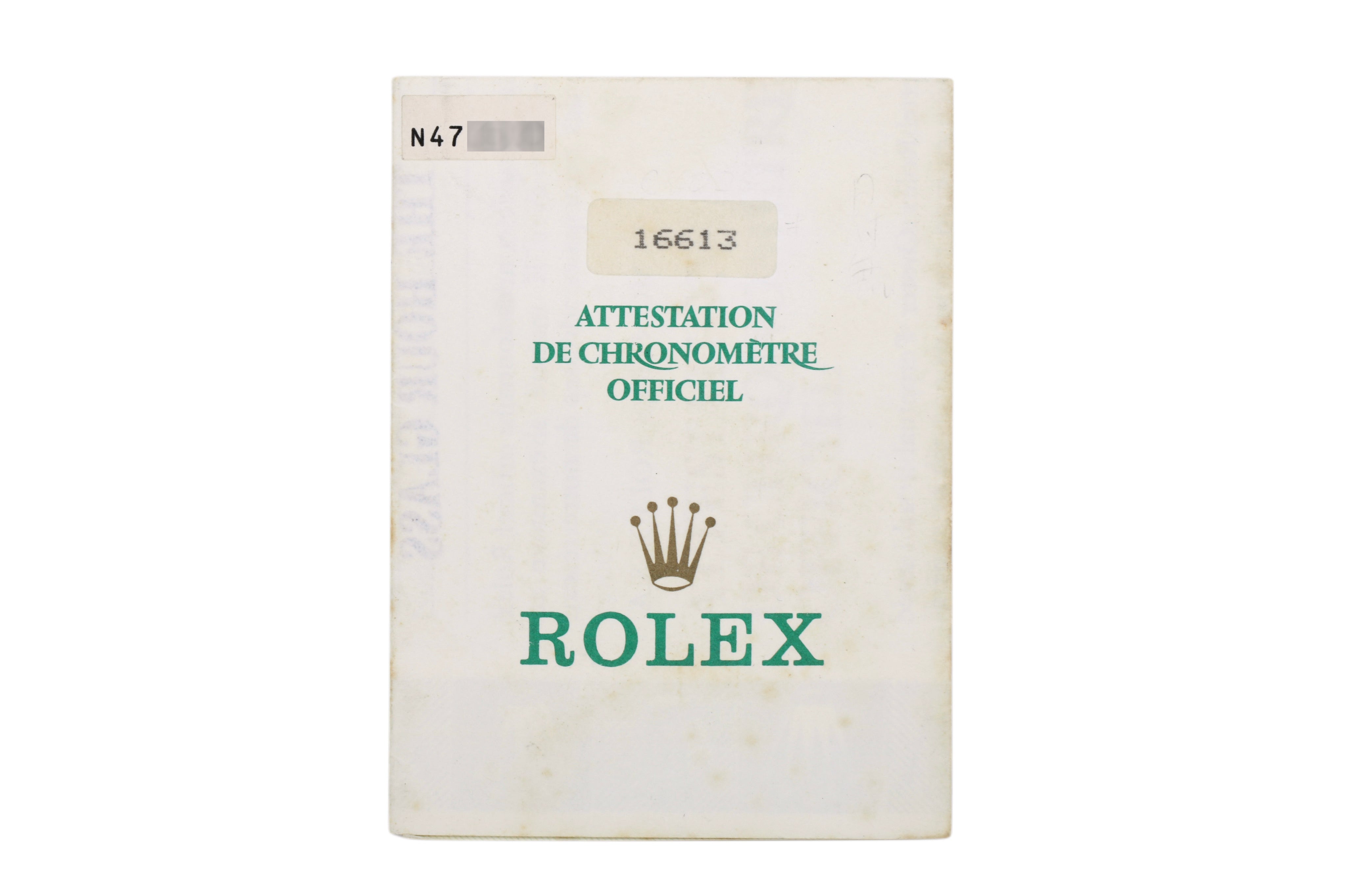 1991 Rolex Submariner Date 40mm - 16613 (Patina)