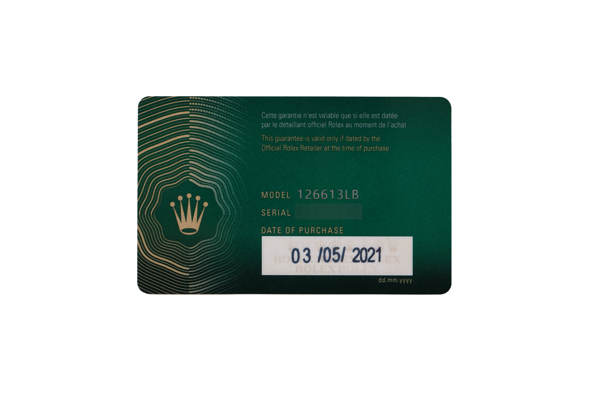 2021 Rolex Submariner Date 41mm - 126613LB (Bluesy)