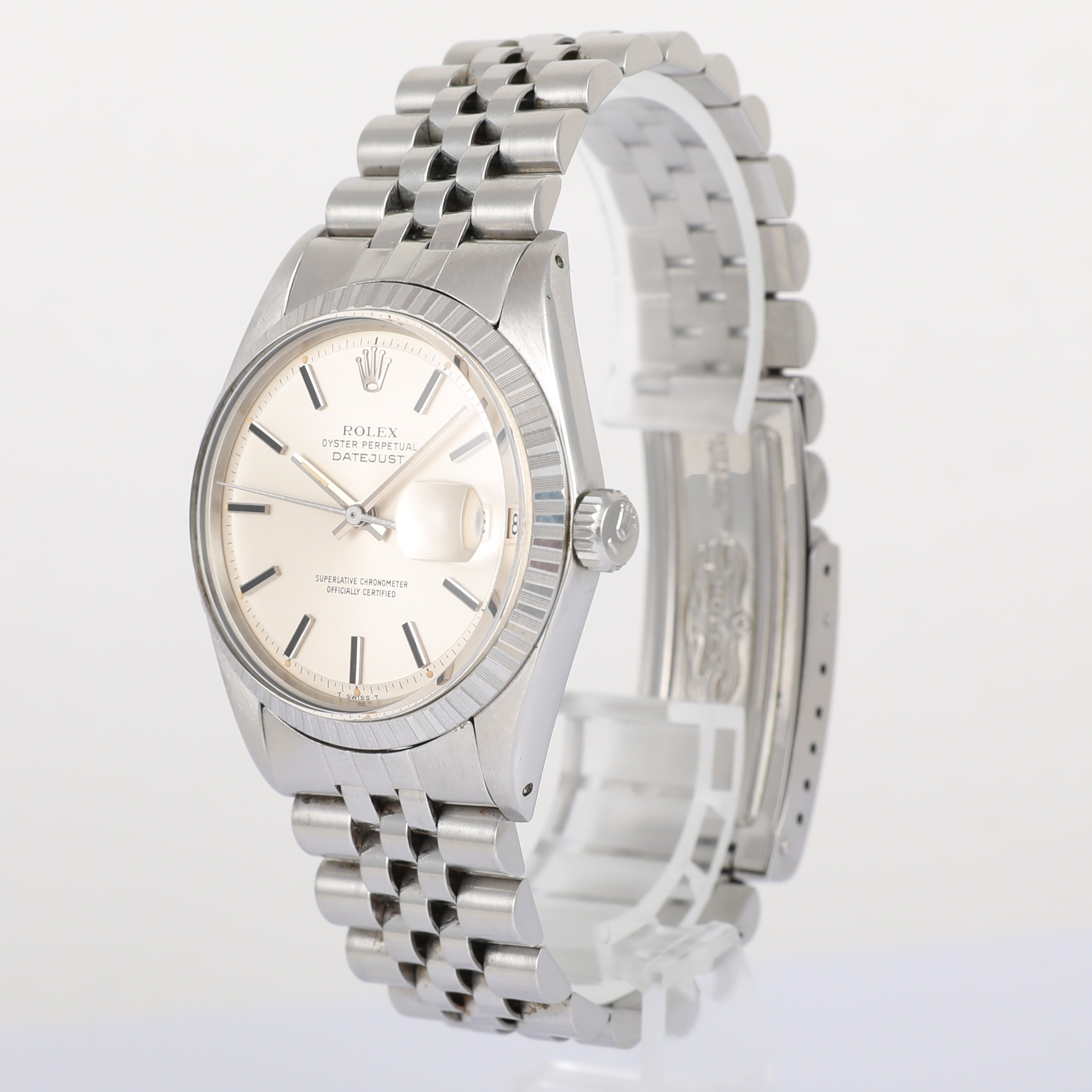 1973 ROLEX 1603 Datejust 36mm Non-Quick Jubilee Bracelet