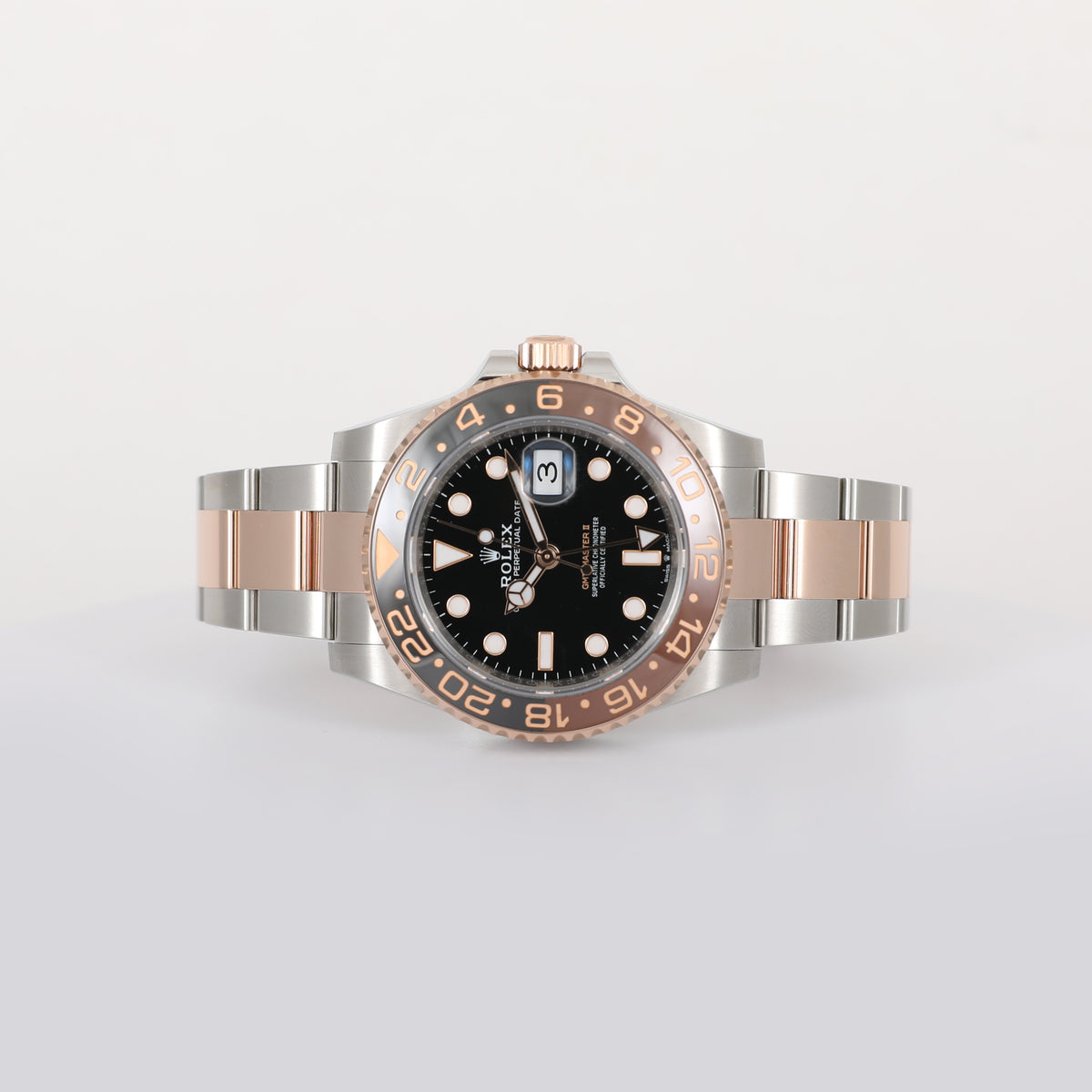 2019 ROLEX 126711CHNR GMT-MASTER II Rootbeer with Box & Papers
