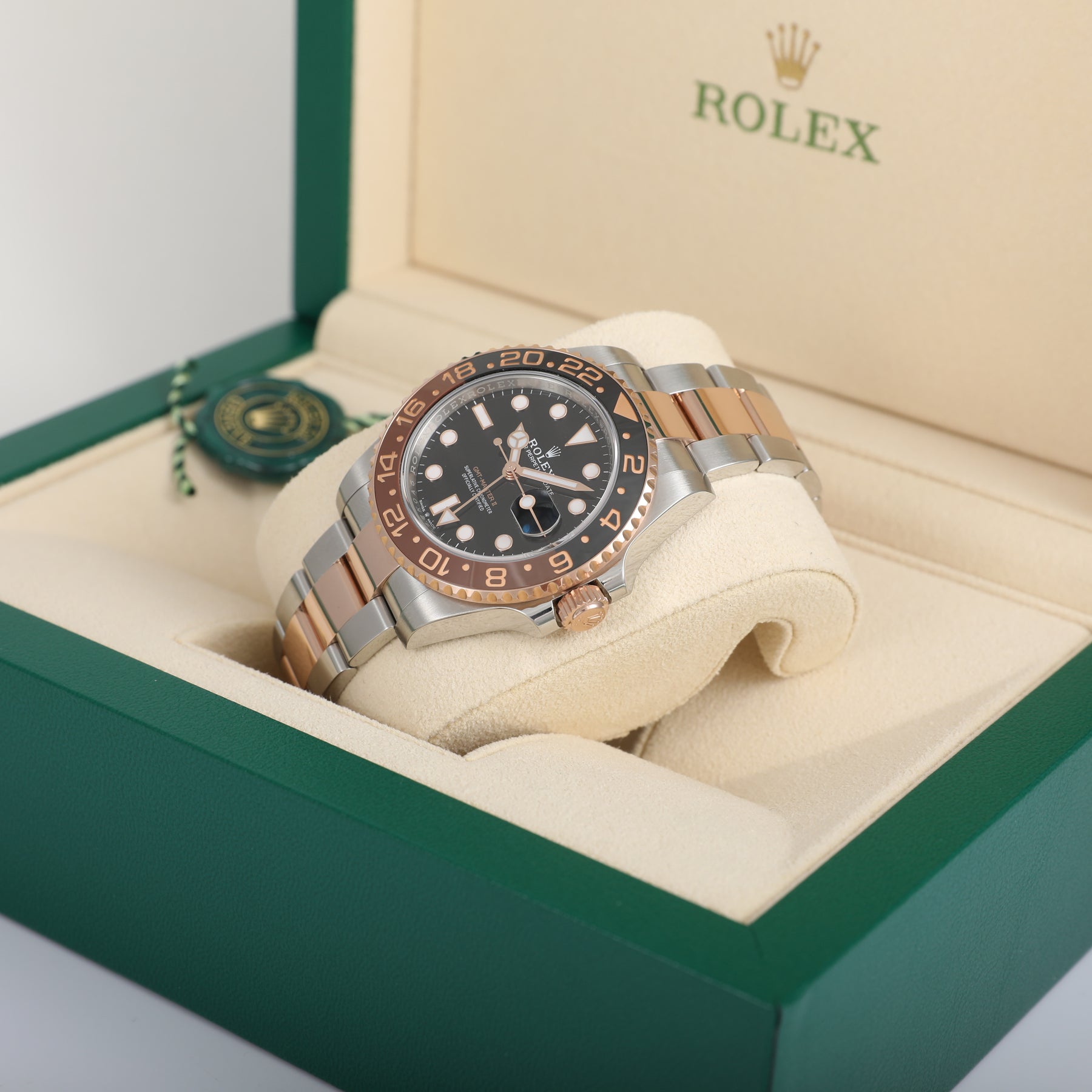 2019 ROLEX 126711CHNR GMT-MASTER II Rootbeer with Box & Papers